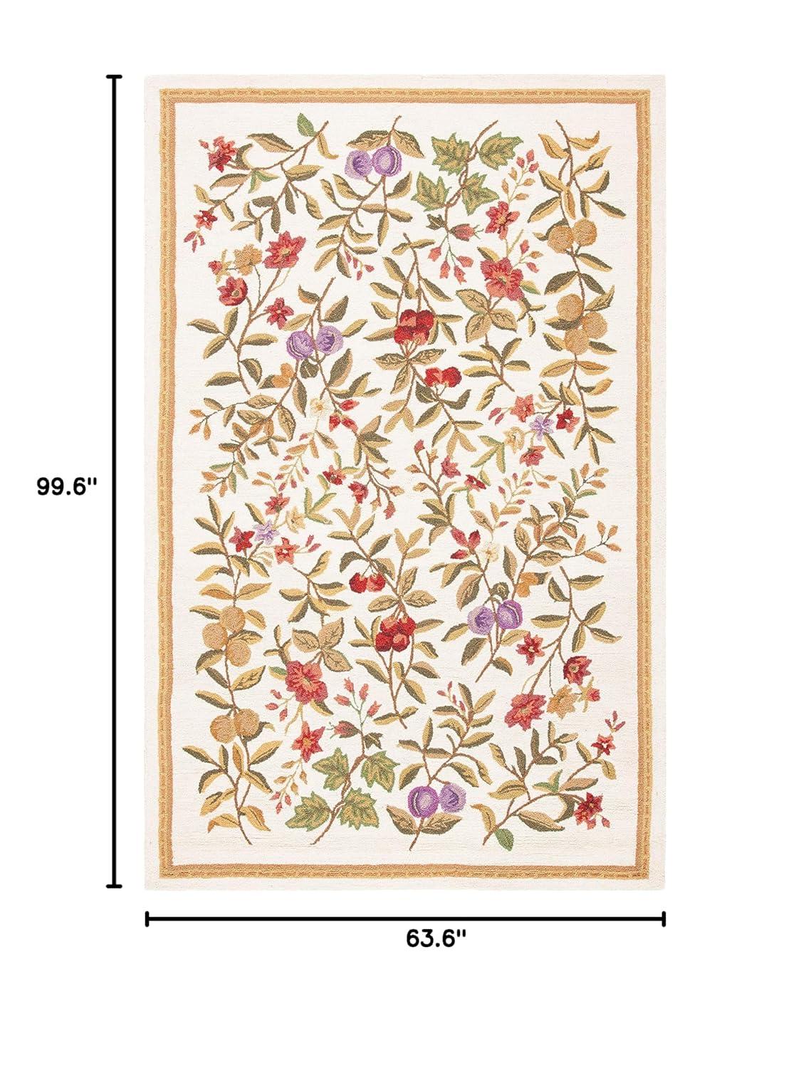 Chelsea HK210 Handmade Area Rug - 5'3"x8'3" - Ivory - Safavieh