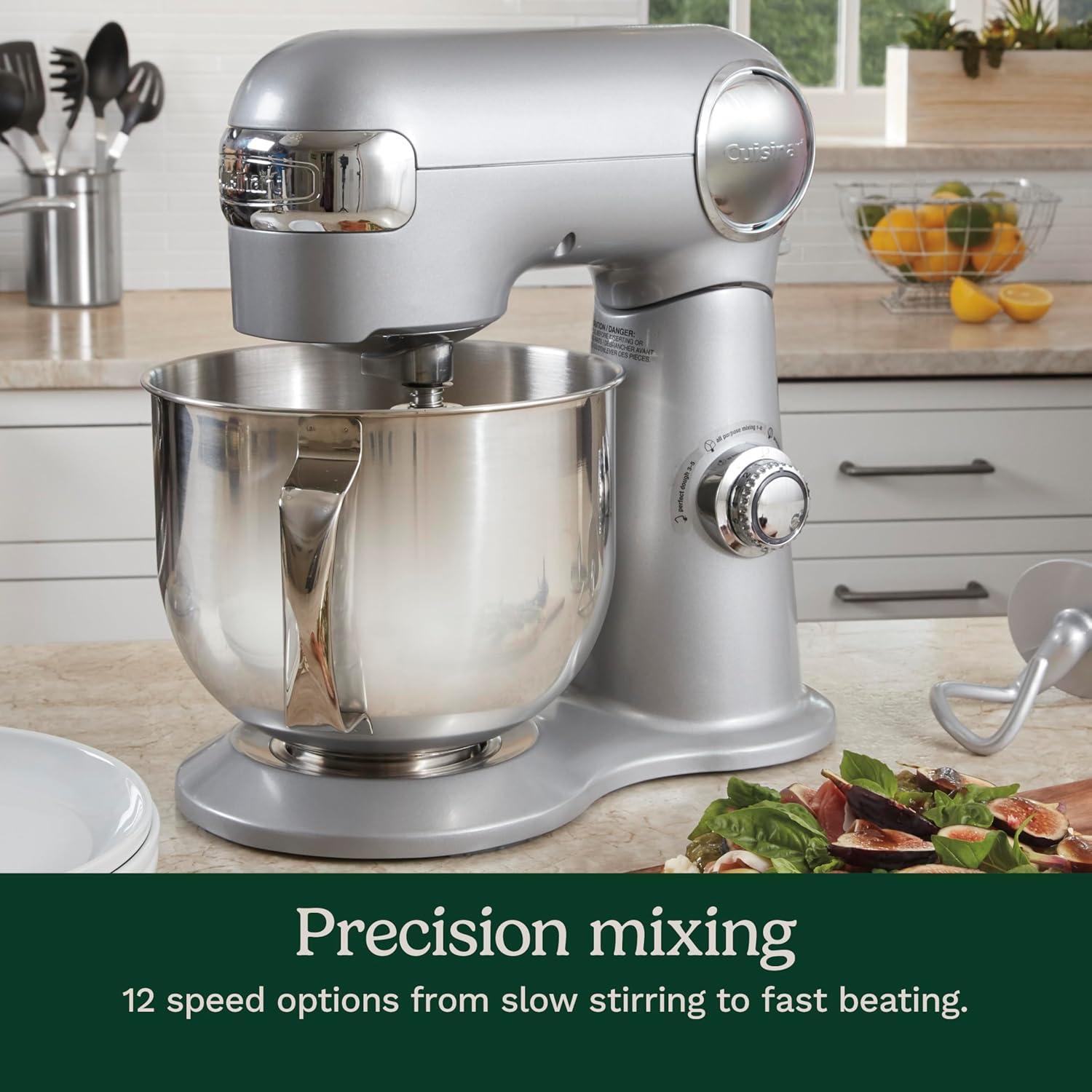 Cuisinart ® Precision Master ™ Brushed Chrome 5.5-Qt. Tilt-Head Stand Mixer