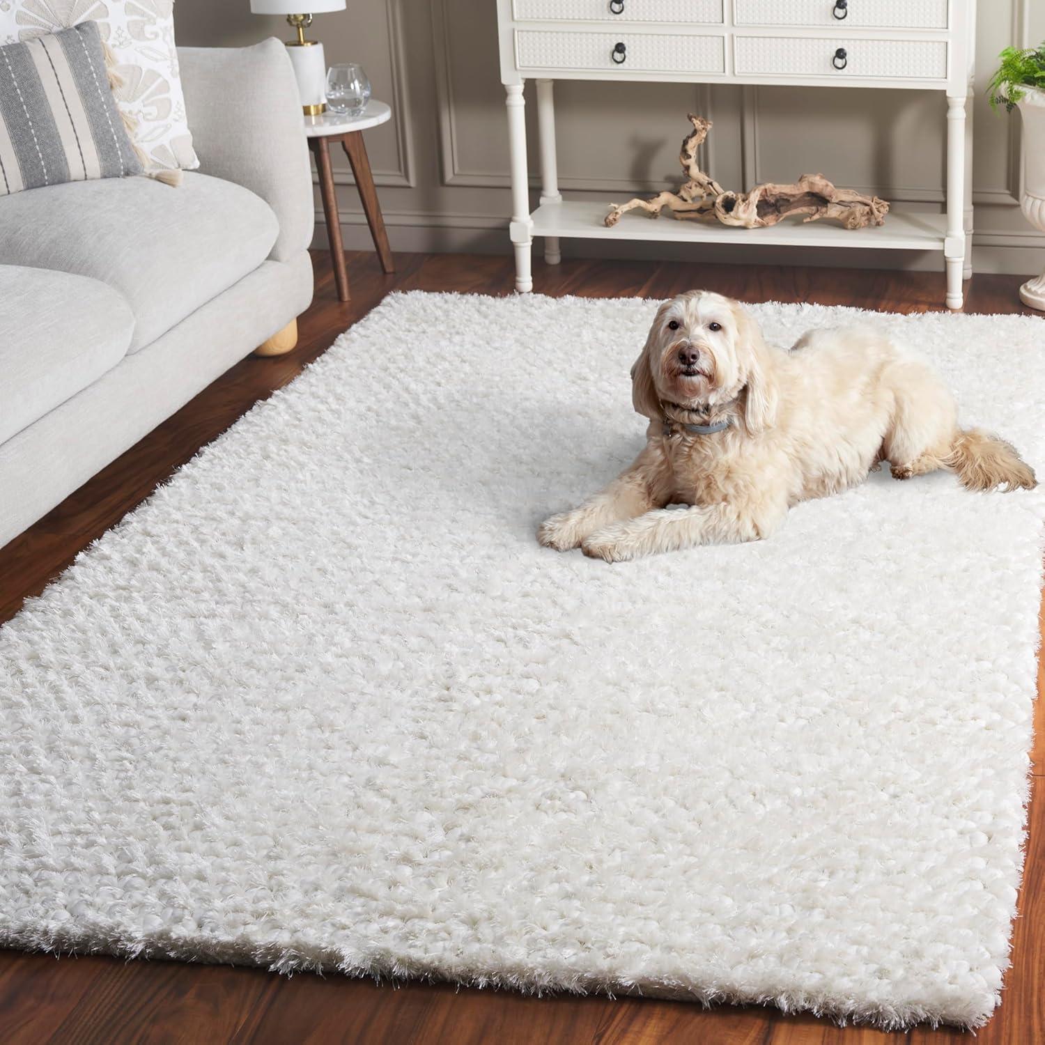 Altus Sg-Sts-Saint Tropez Shag Hand Woven Performance Solid Color Rug