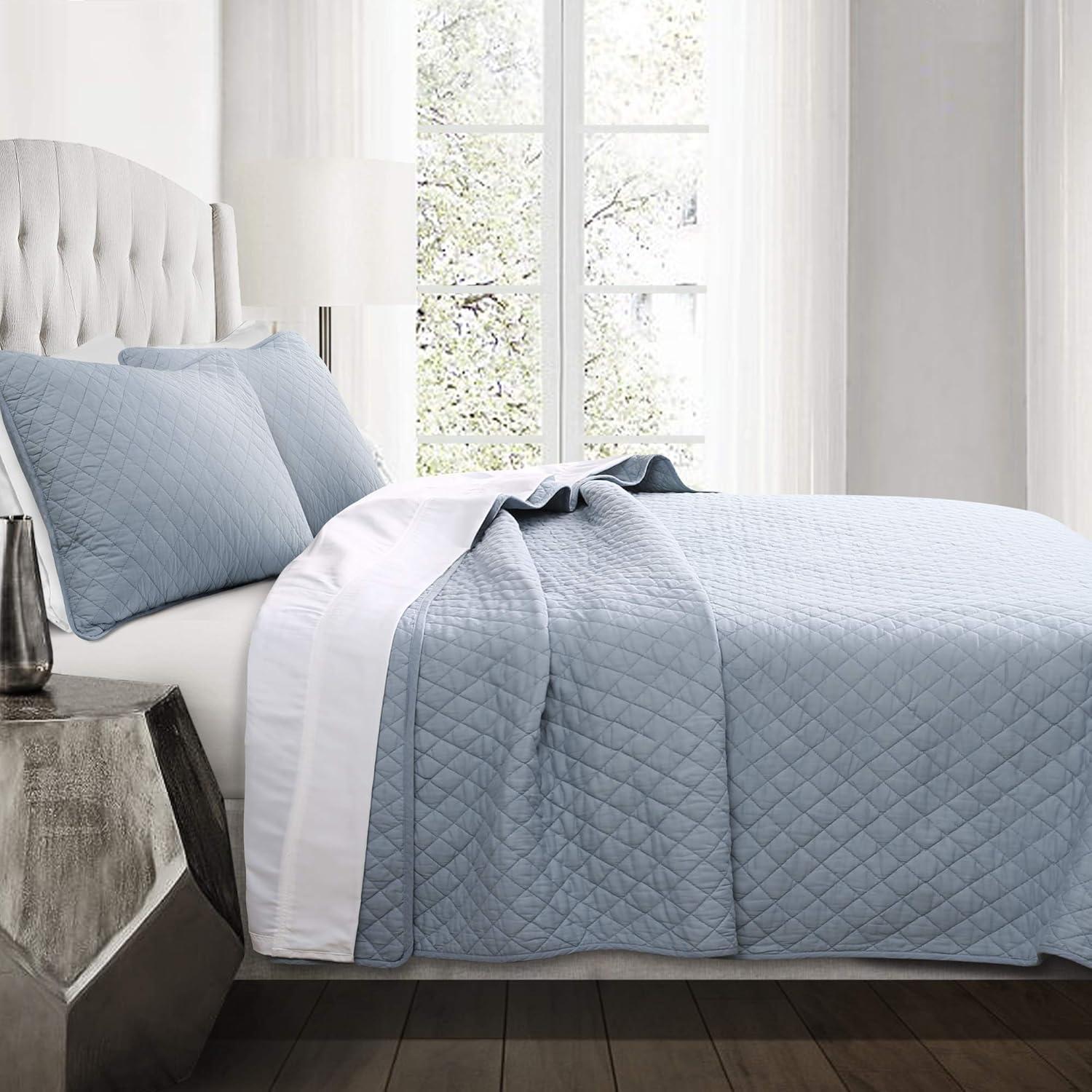 Lush Décor Ava Diamond Oversized Cotton Quilt Set