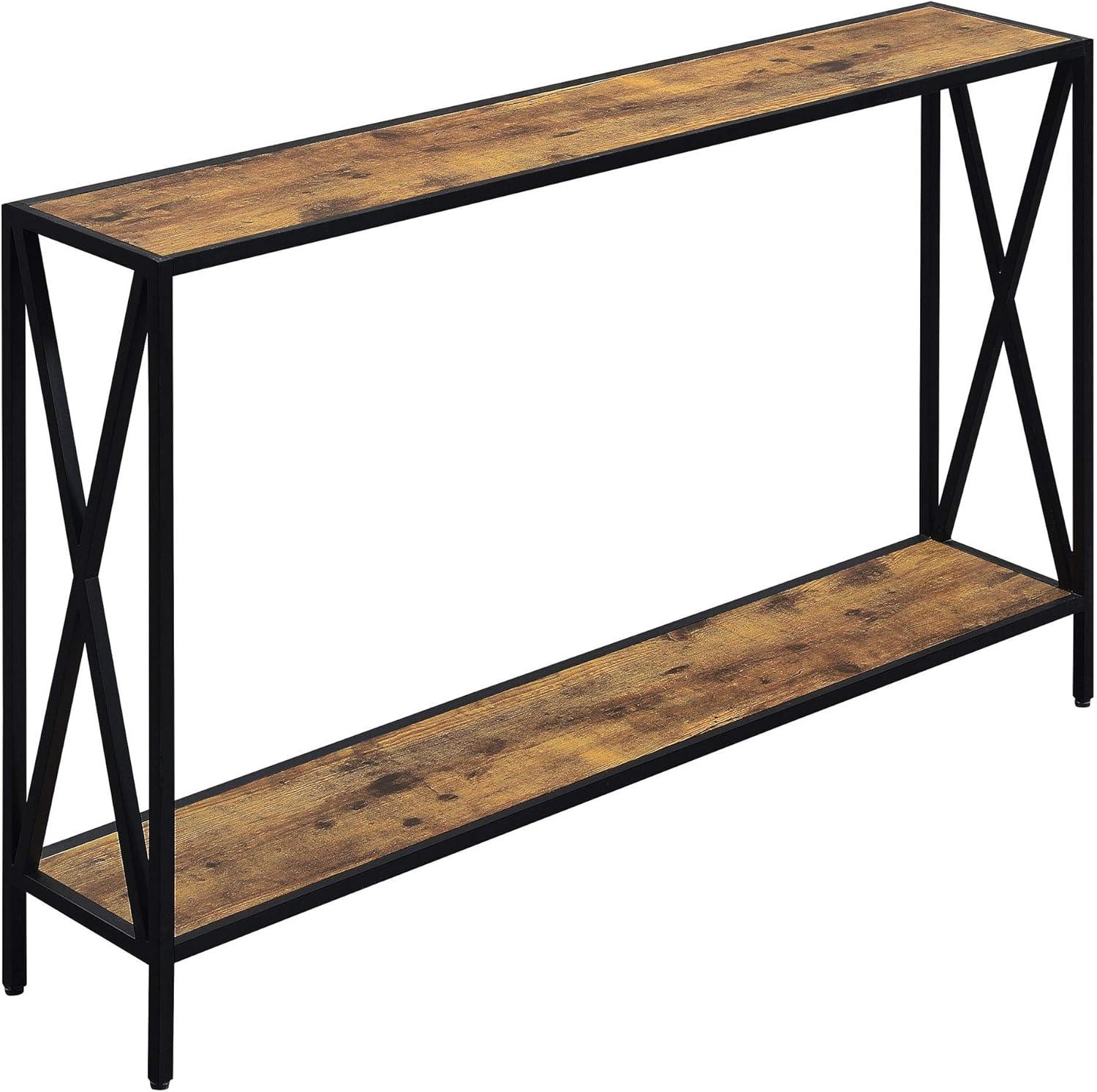 Convenience Concepts Tucson Console Table, Barnwood/Black