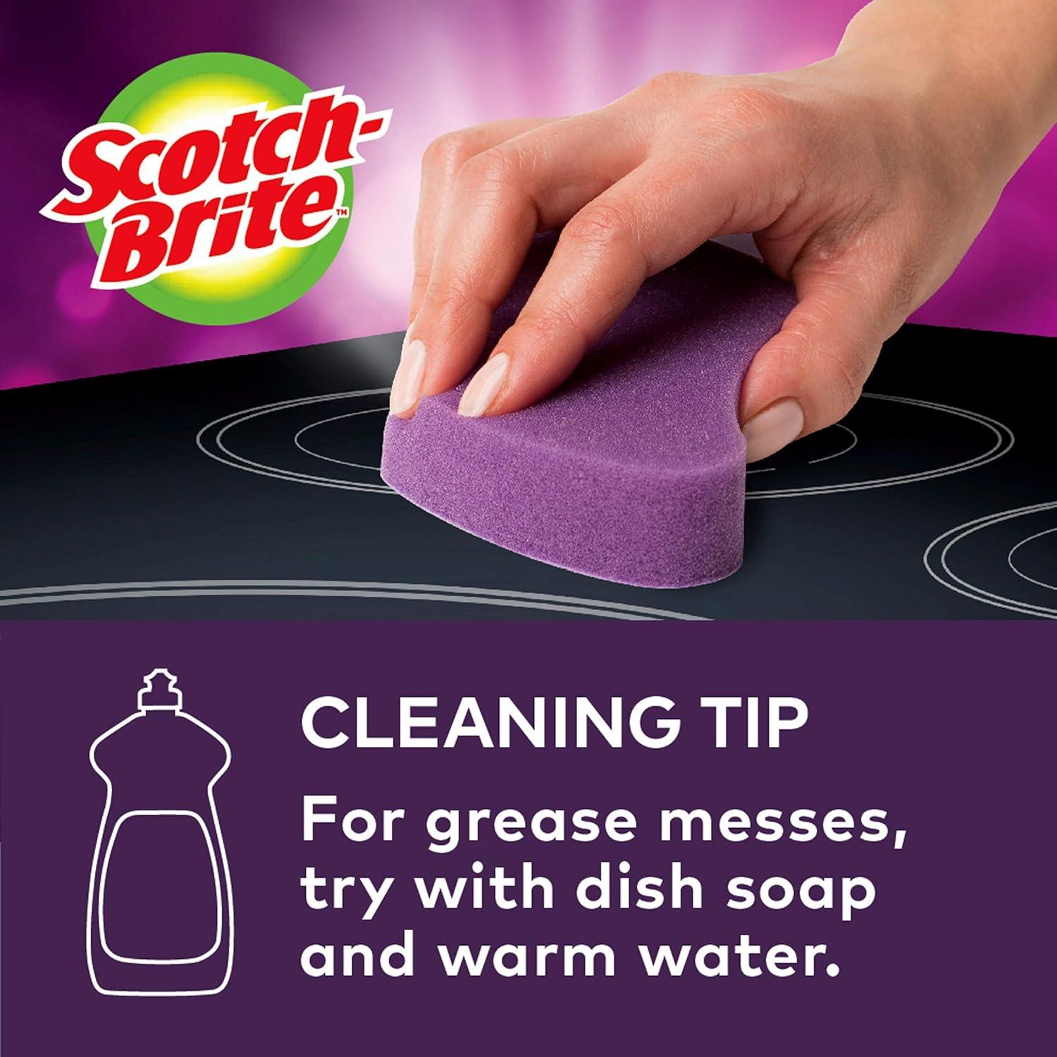 Scotch-Brite Non-Scratch Glass Cooktop Cleaning Pad, 2 Pads