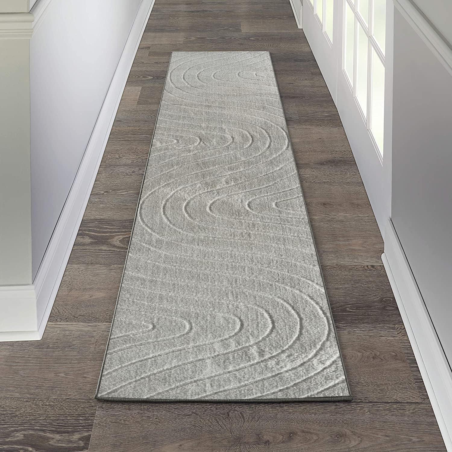 Luxe Weavers Modern Geometric Wave Area Rug