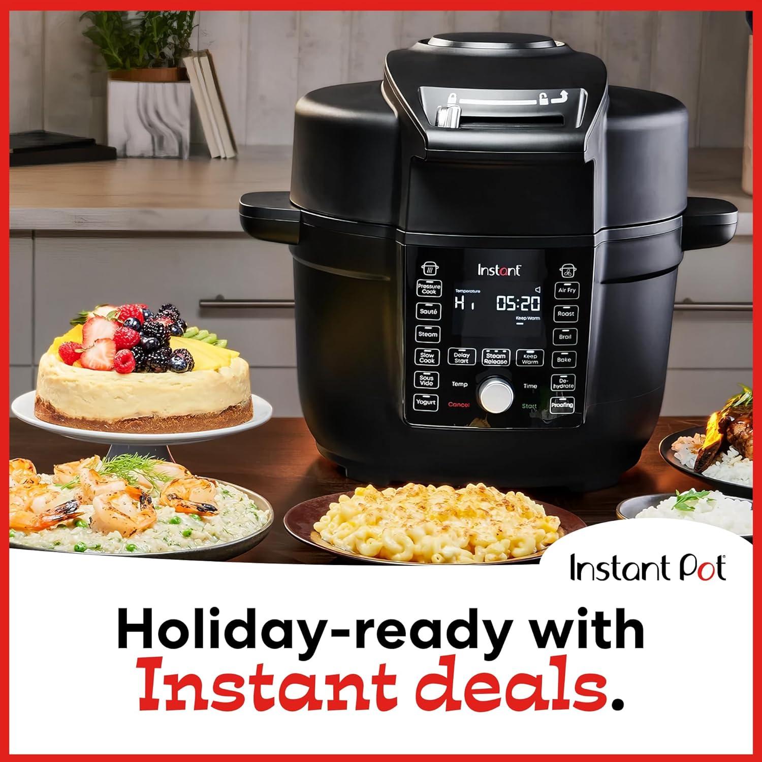 Instant Pot Duo Crisp 6.5 Qt. Air Fryer & Multi-Cooker with Ultimate Lid