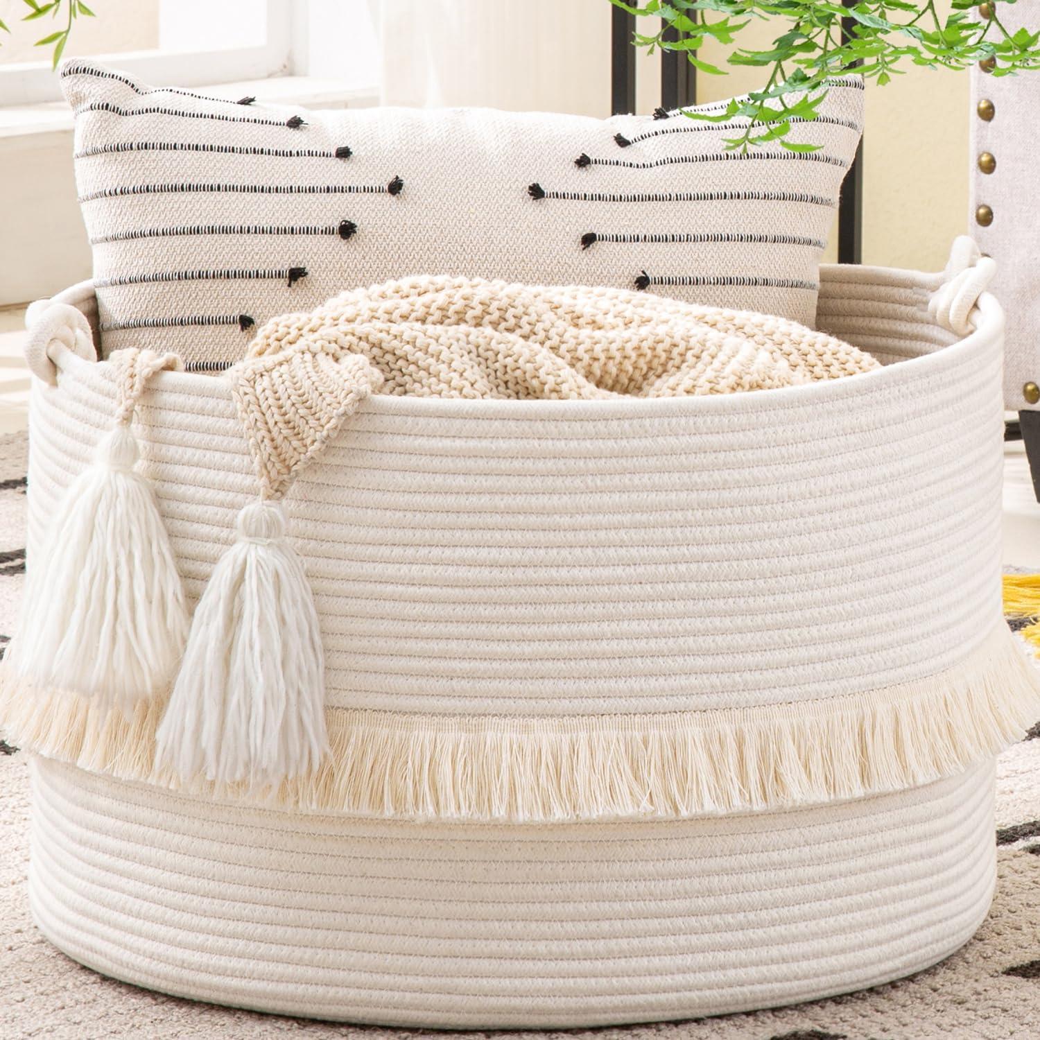 Beachcrest Home™ Fabric Laundry Basket