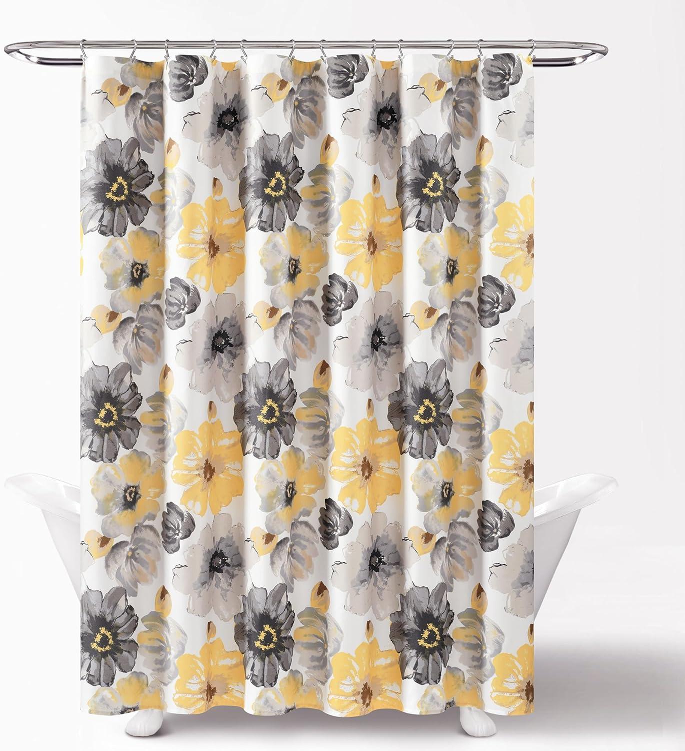 Lush Decor Floral Single Shower Curtain & Reviews | Wayfair