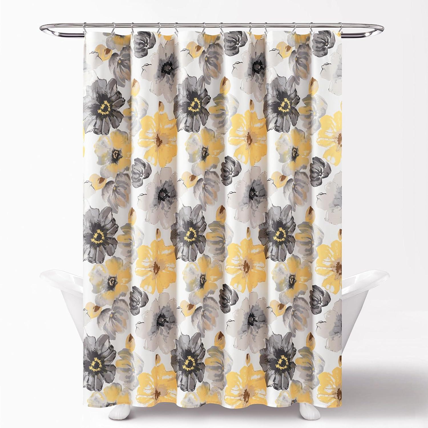 Lush Decor Floral Single Shower Curtain & Reviews | Wayfair