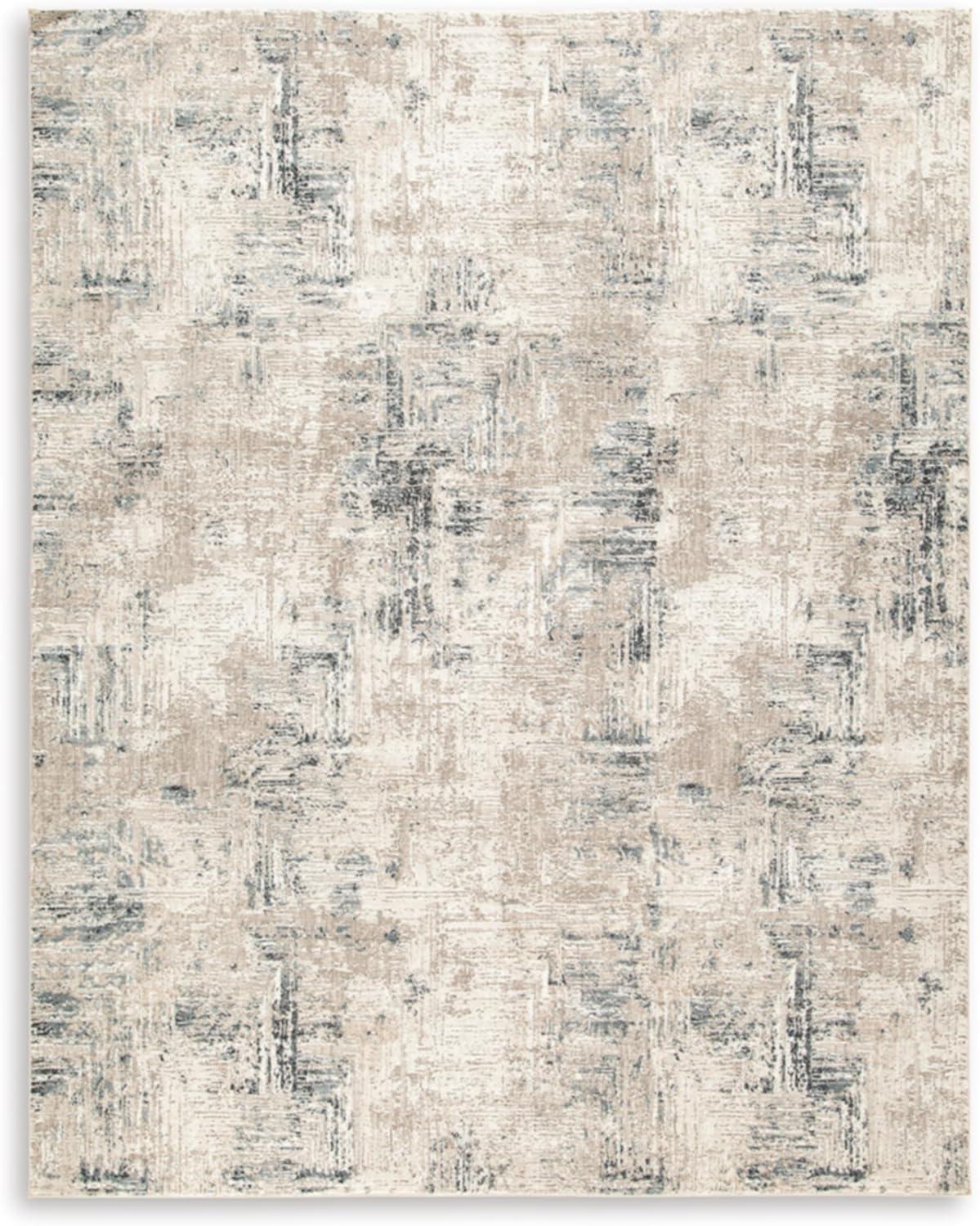 Signature Design by Ashley Gentor 8' x 10' Blue & Ivory Abstract Rug