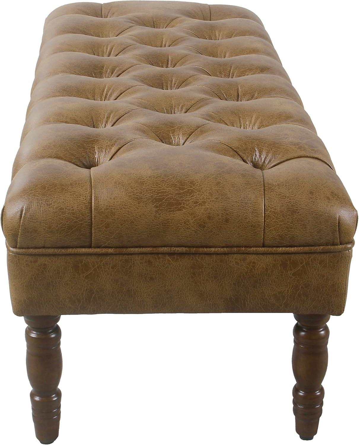 Classic Tufted Medium Bench - HomePop