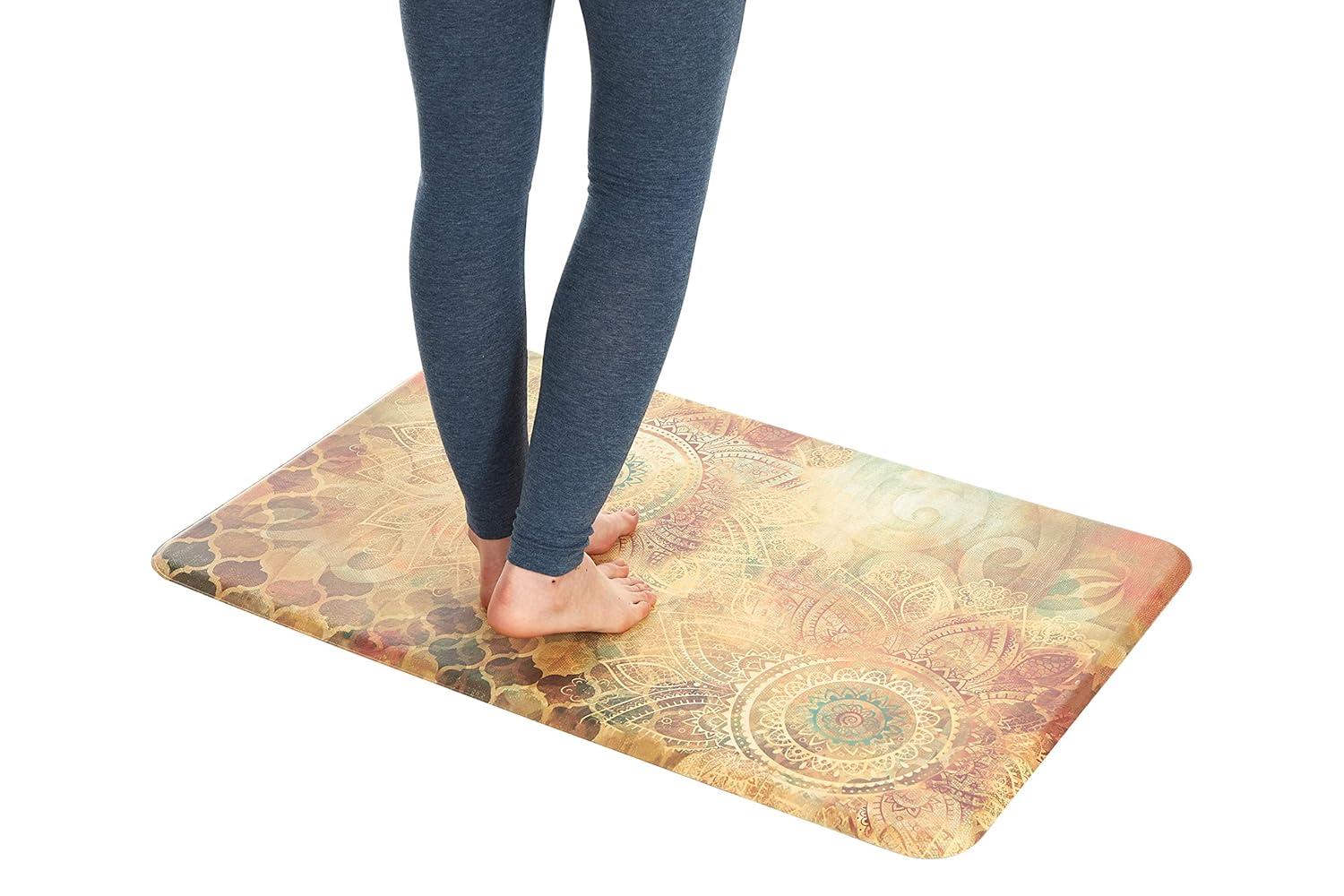 Oversized Chef Series 24"x36" Antifatigue Kitchen Mats (BOHO STUDY FLORAL)