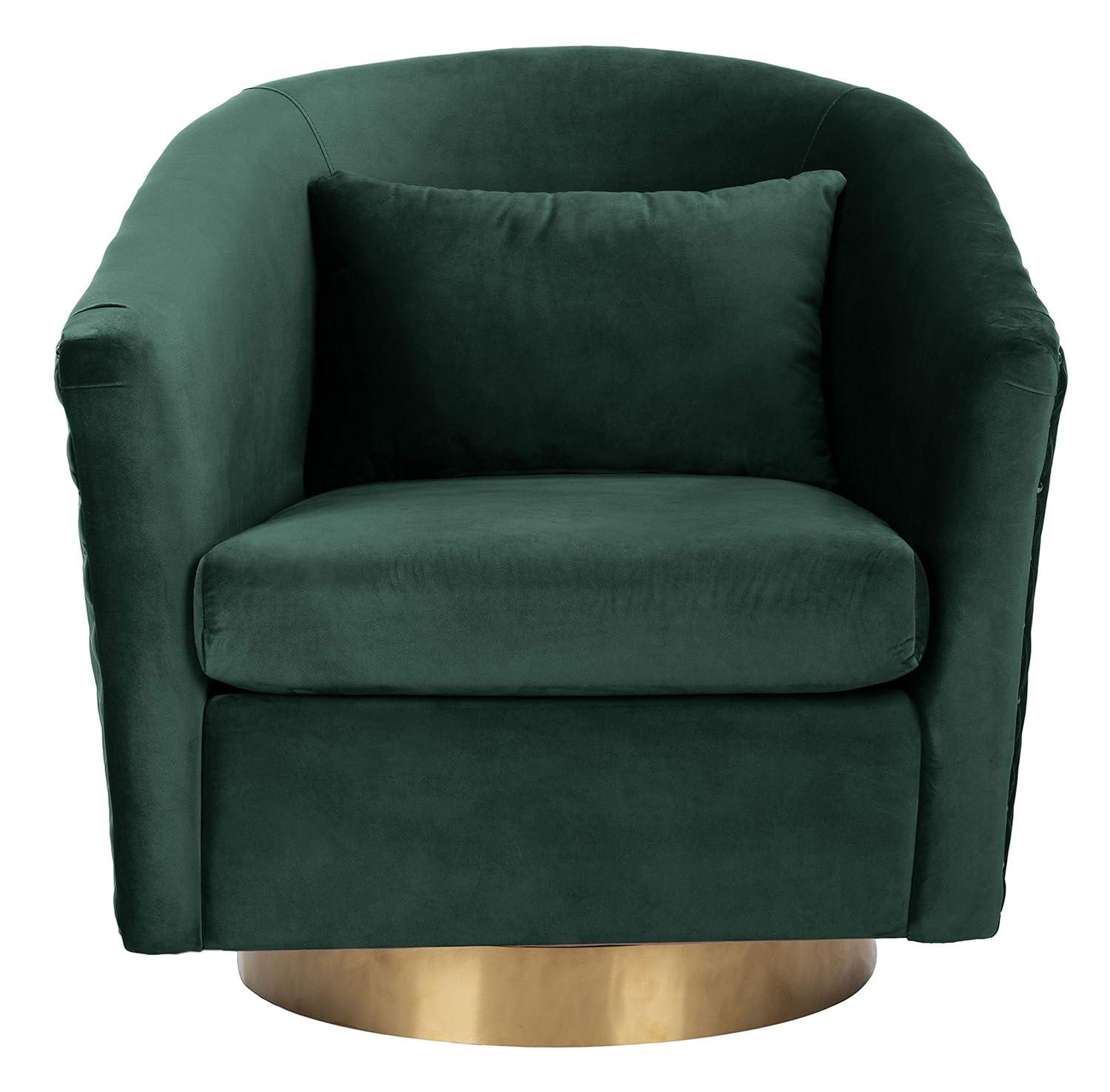 Skye Upholstered Swivel Barrel Chair