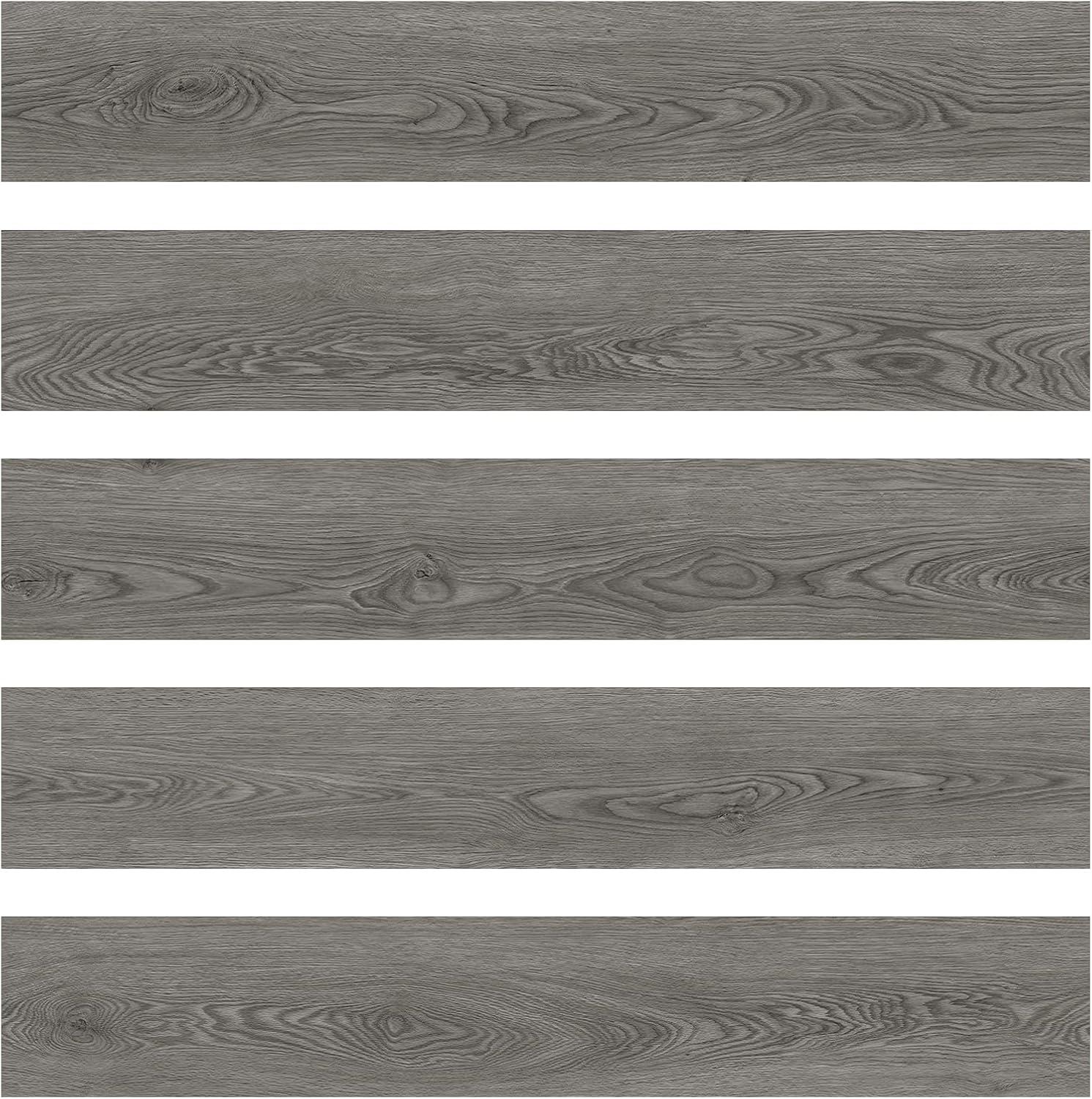 Gray Self-Adhesive Waterproof Vinyl Flooring Planks