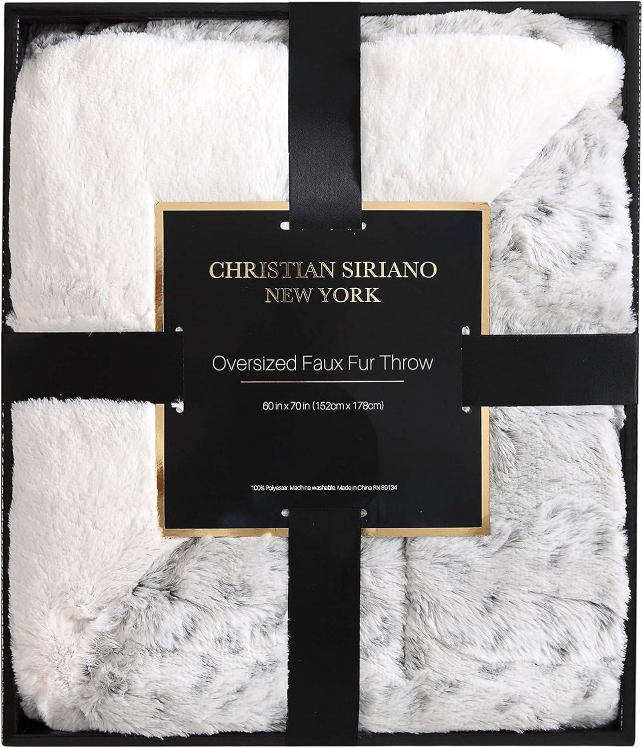 Christian Siriano Snow Leopard Gift Boxed Throw