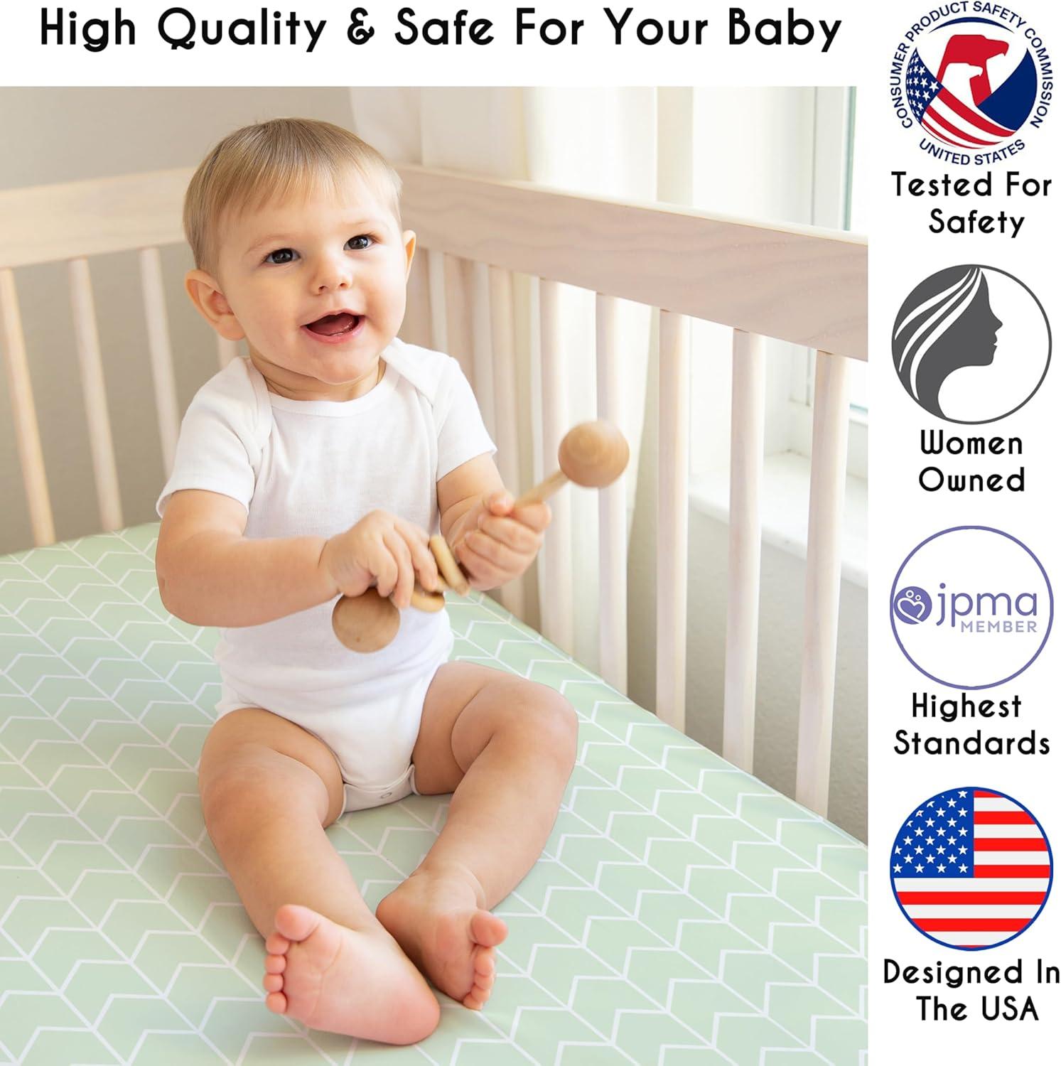 Elephant 4 Piece Crib Bedding Set