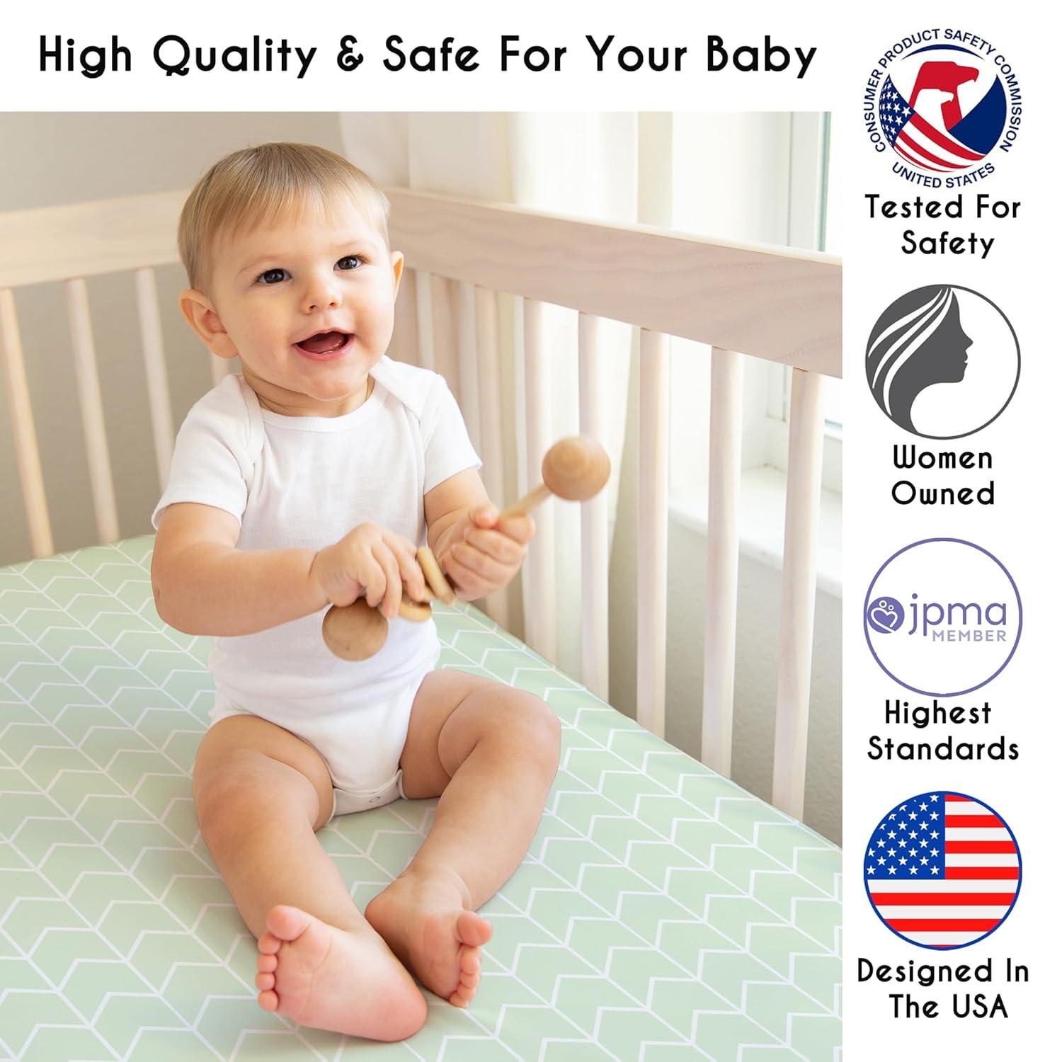 Elephant 4 Piece Crib Bedding Set