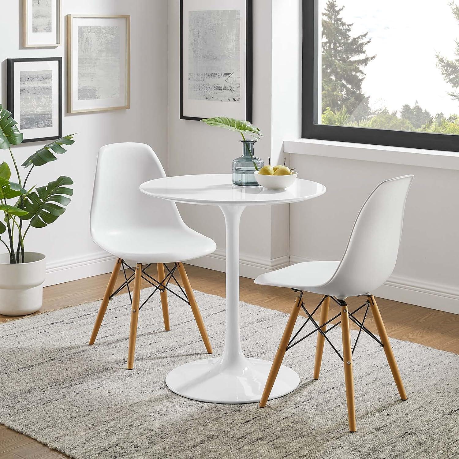 Lippa Round Wood Top Dining Table - Modway