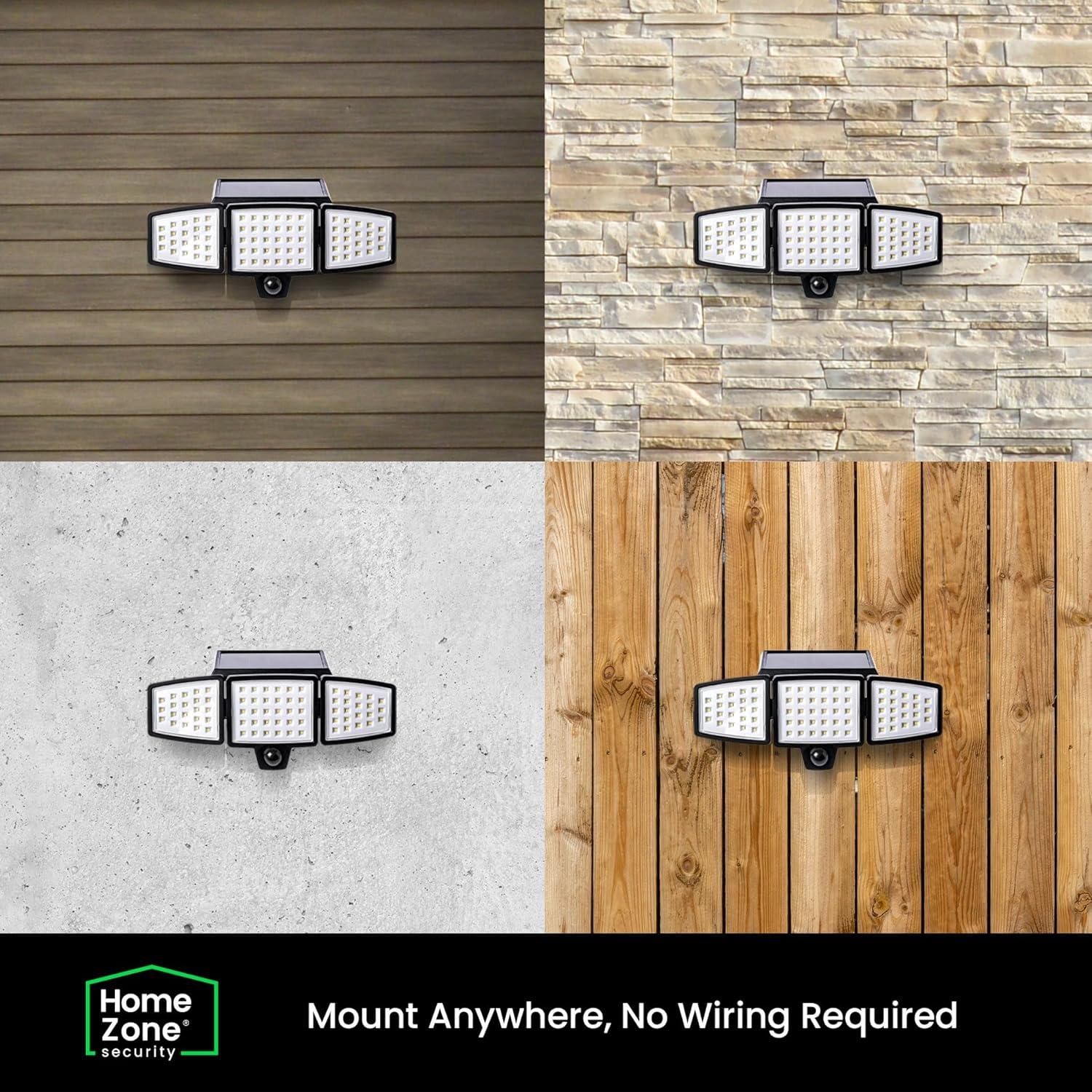 Home Zone Security 9 Watt LED Battery Operated Flood Light with Motion Sensor & Reviews | Wayfair