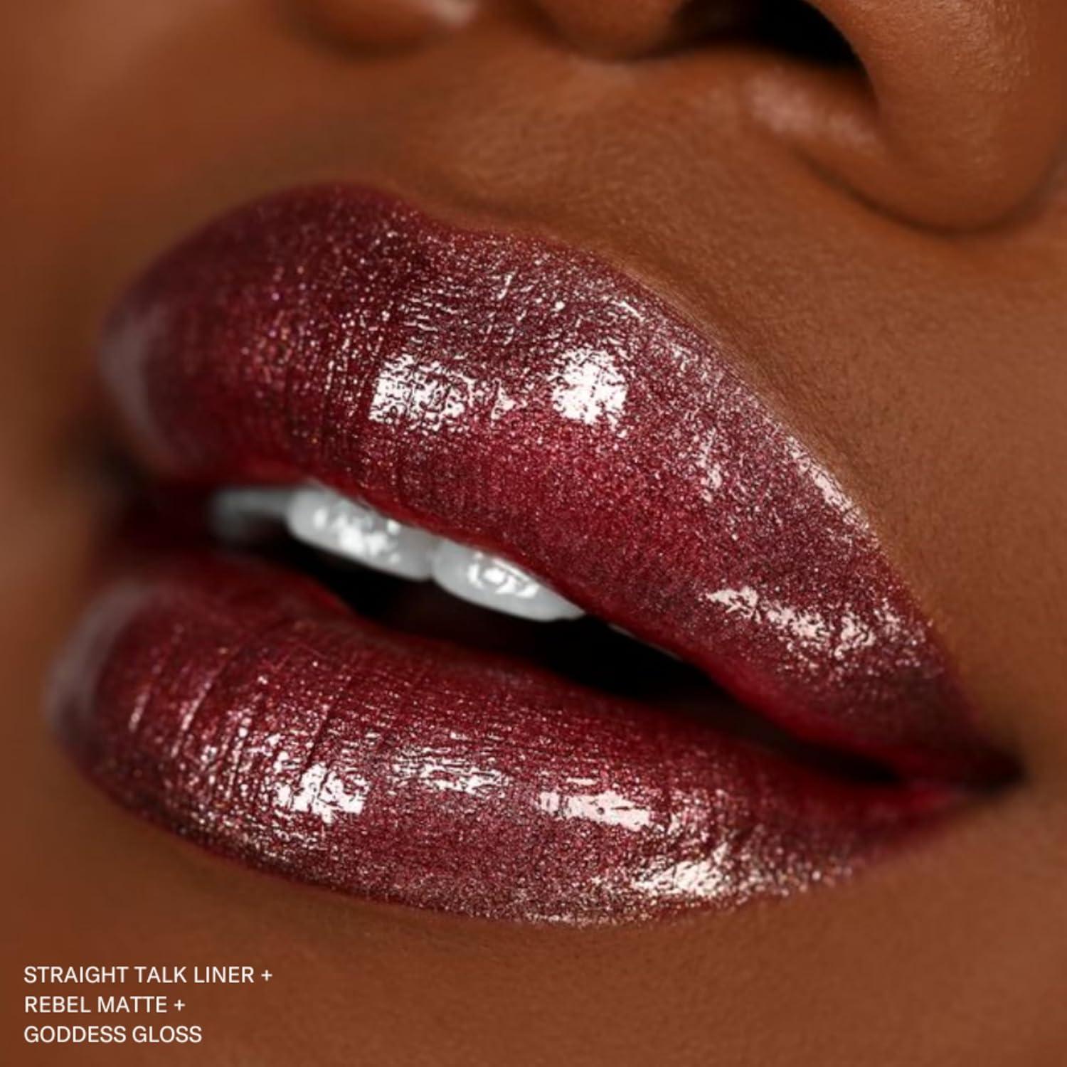 The Lip Bar Vegan Matte Liquid Lipstick - Rebel - 0.24 fl oz