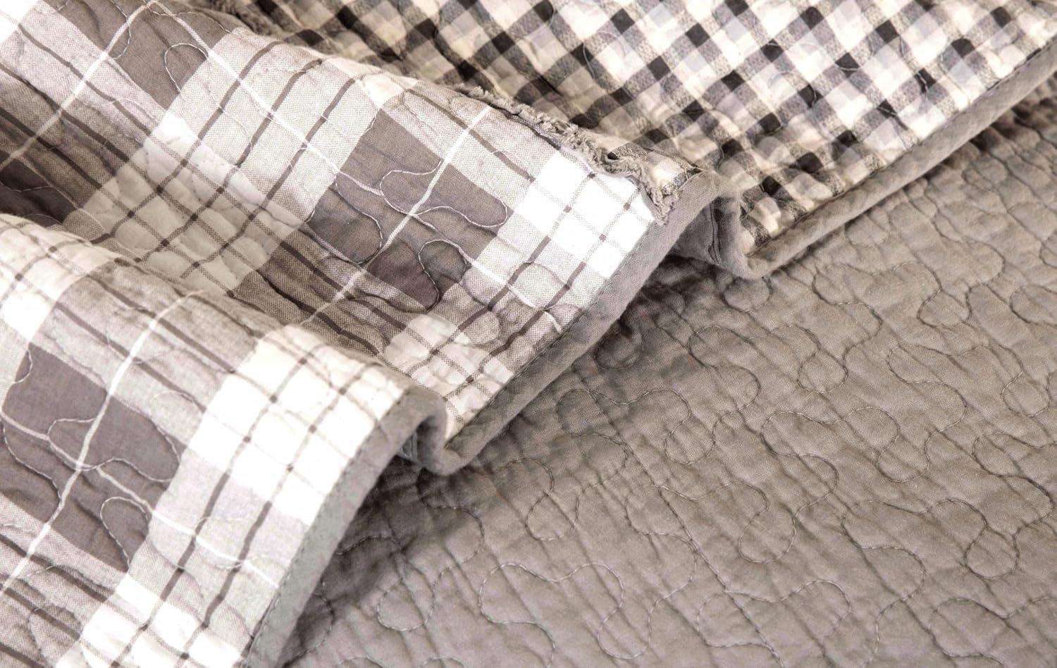 Chezmoi Collection Cotton Patchwork Quilt Set