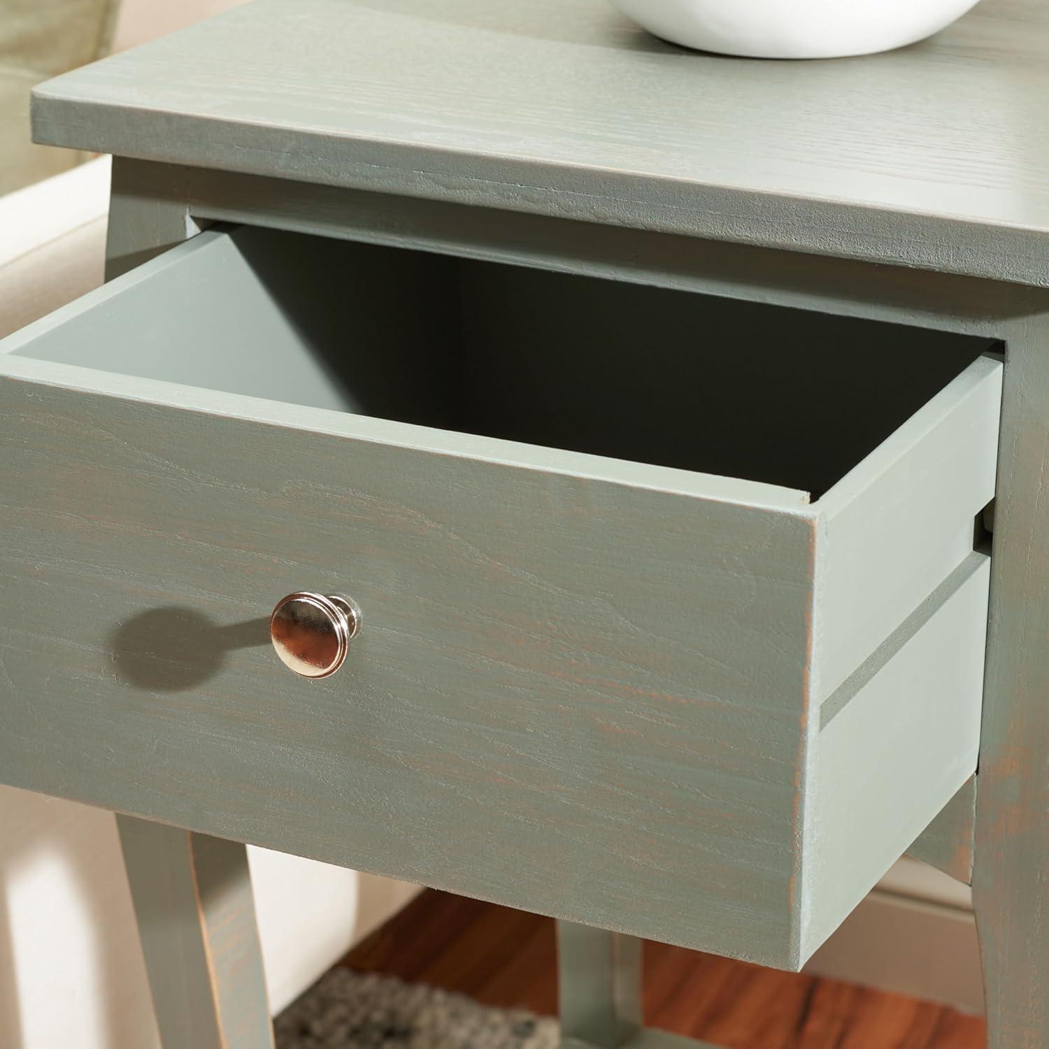 Thelma End Table - Ash Grey - Safavieh
