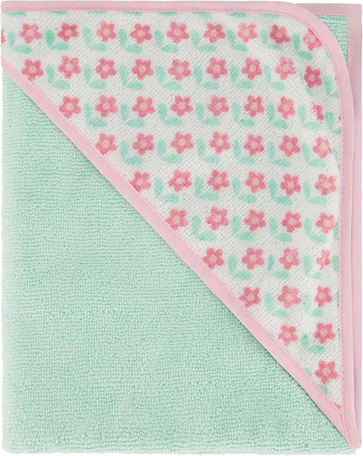 3 Pack Cudlie Baby Buttons & Stitches Hooded Bath Towels - Bless This Baby Print