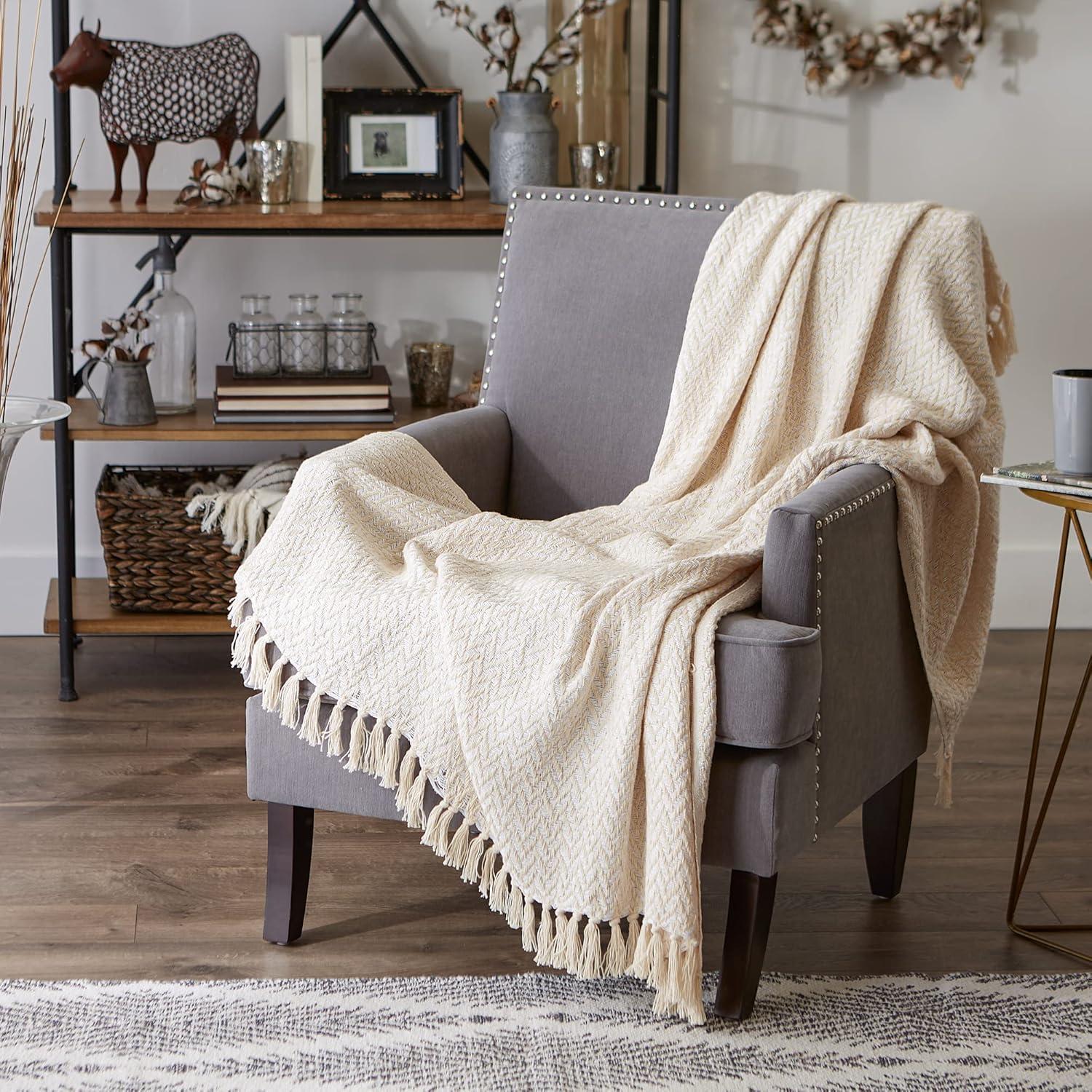 Dll Hand Woven Throw Blanket