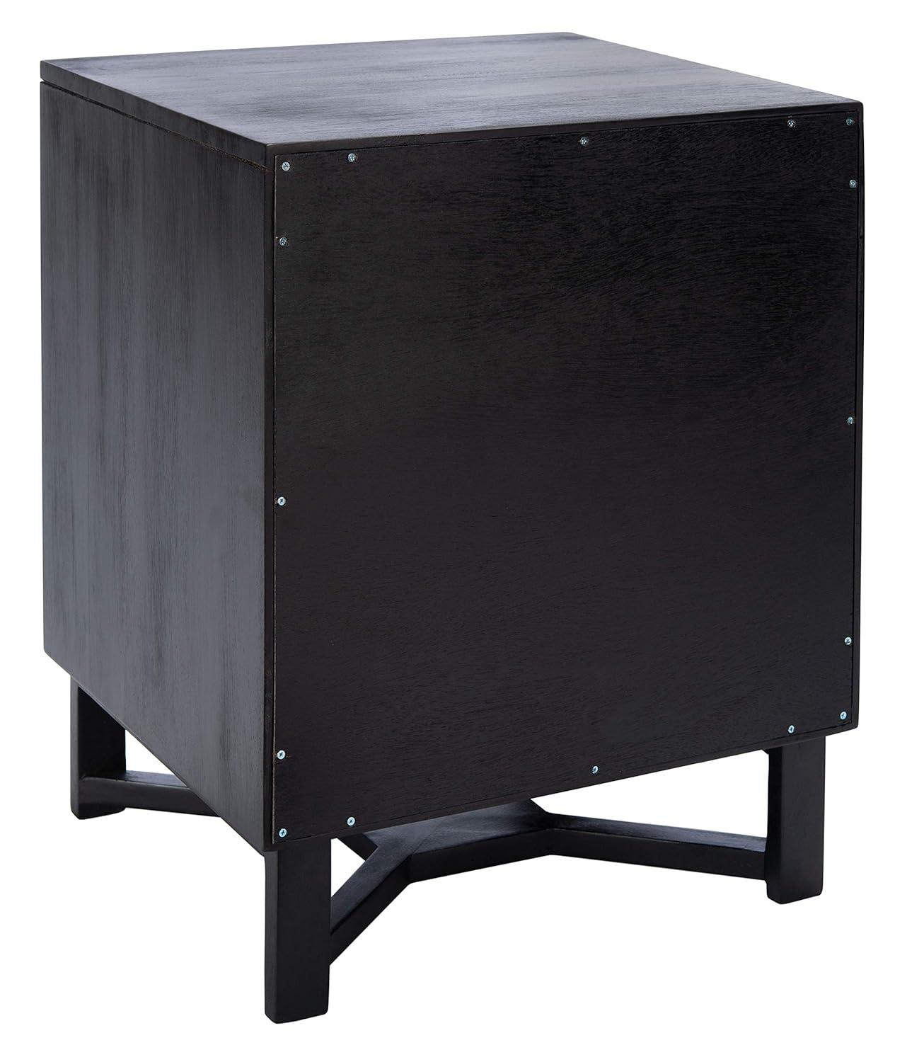 SAFAVIEH Hedwig Coastal 2 Drawer Nightstand, Natural
