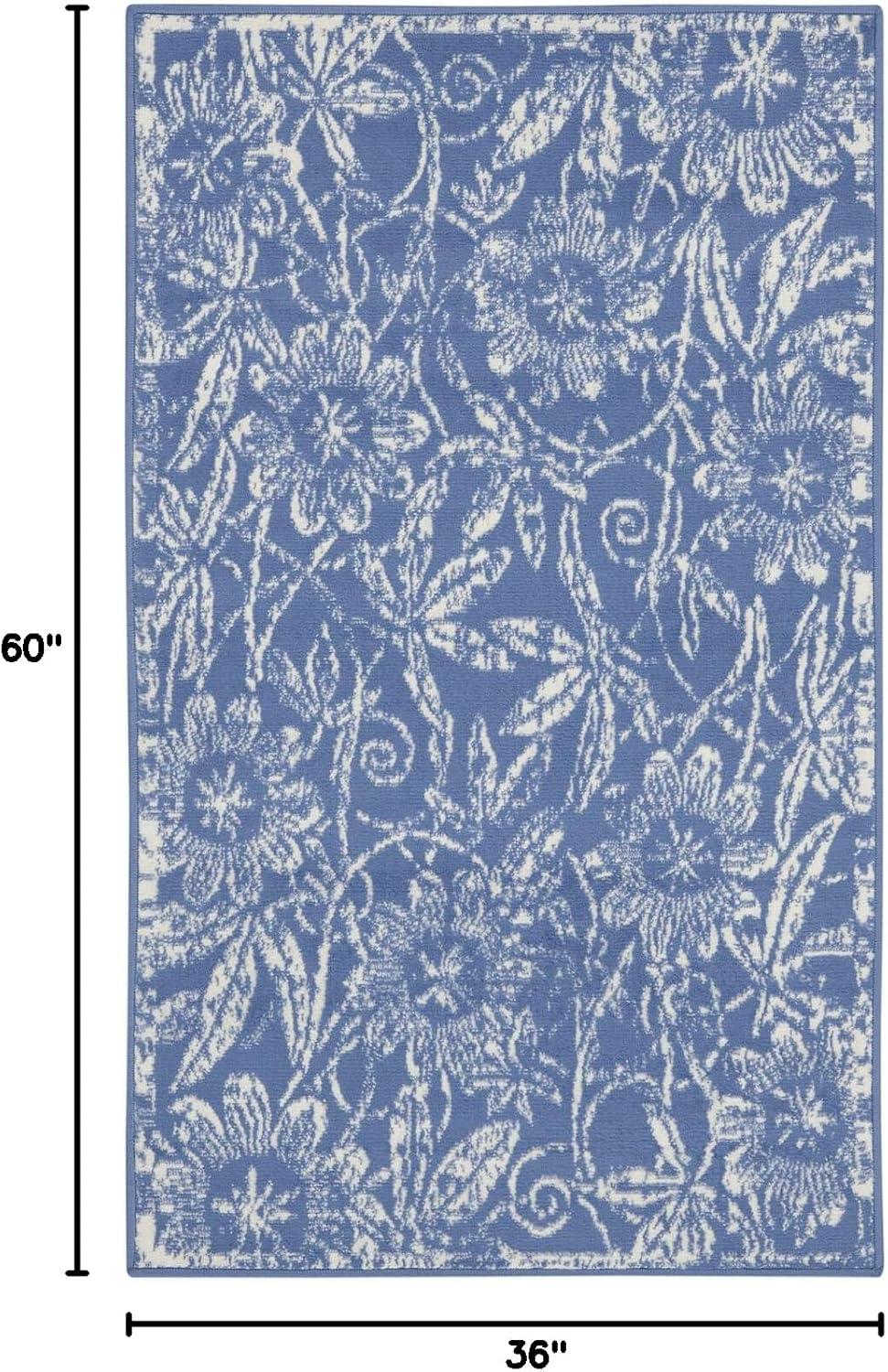 Whigham Floral Pink/White Area Rug