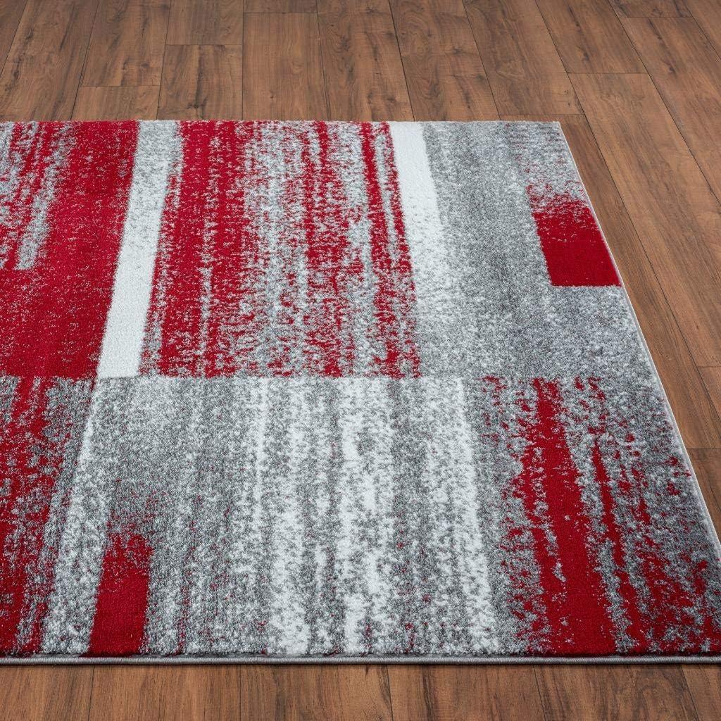 Luxe Weavers Abstract Geometric Rug