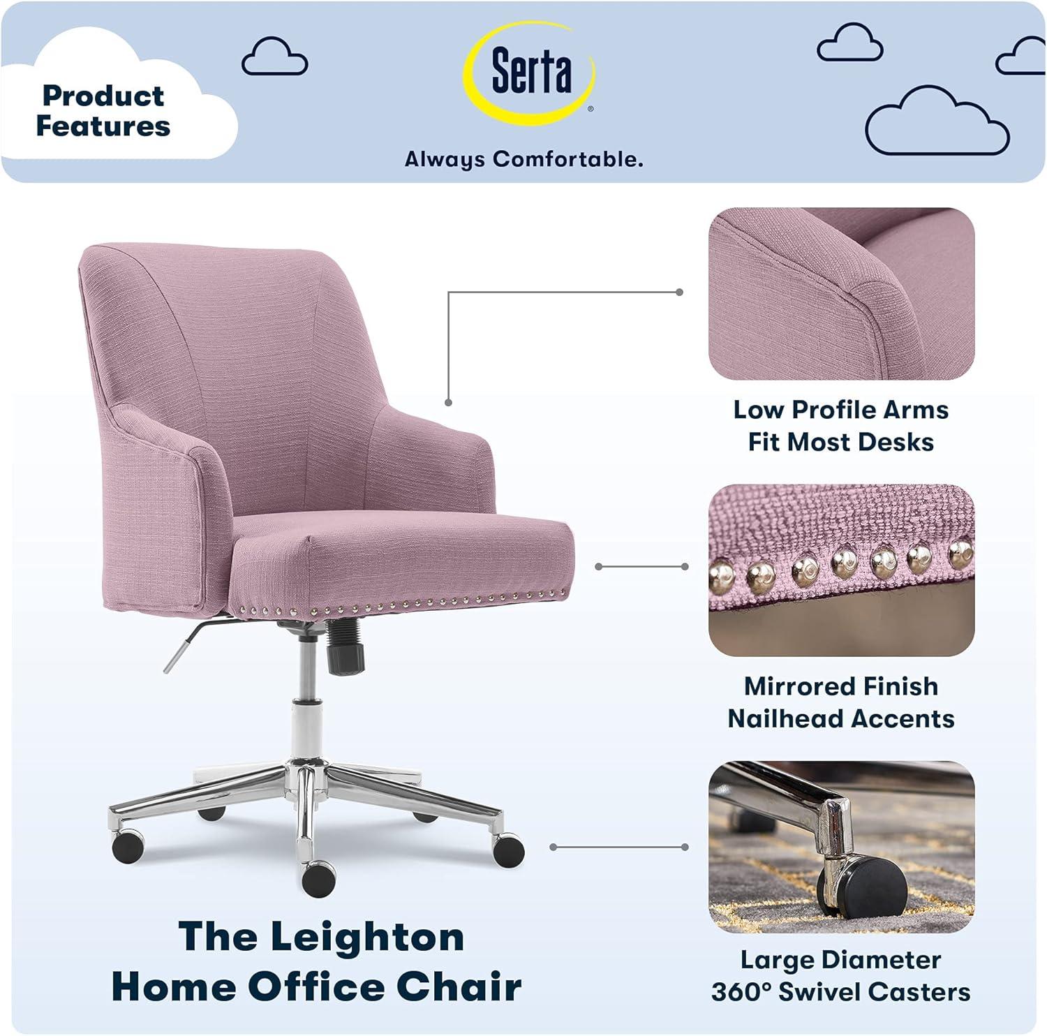 Style Leighton Home Office Chair - Serta