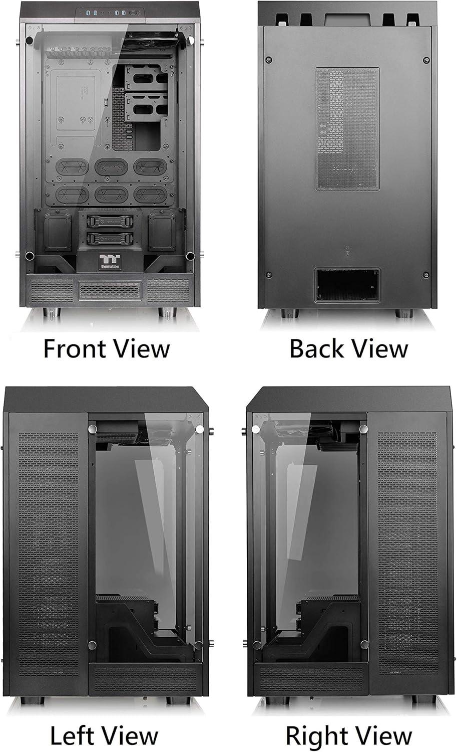 Thermaltake Black Tempered Glass E-ATX Full Tower Gaming Case