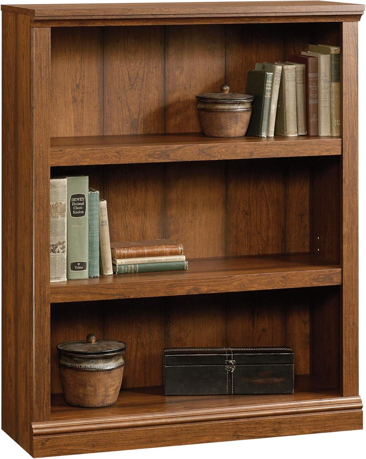 Sauder Select 3-Shelf Adjustable Washington Cherry Bookcase