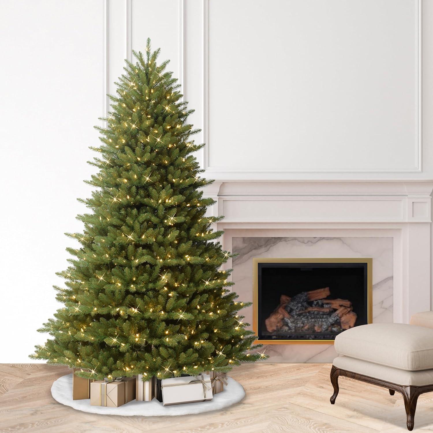 Puleo International Fraser Fir Clear Pre-lit Full Christmas Tree