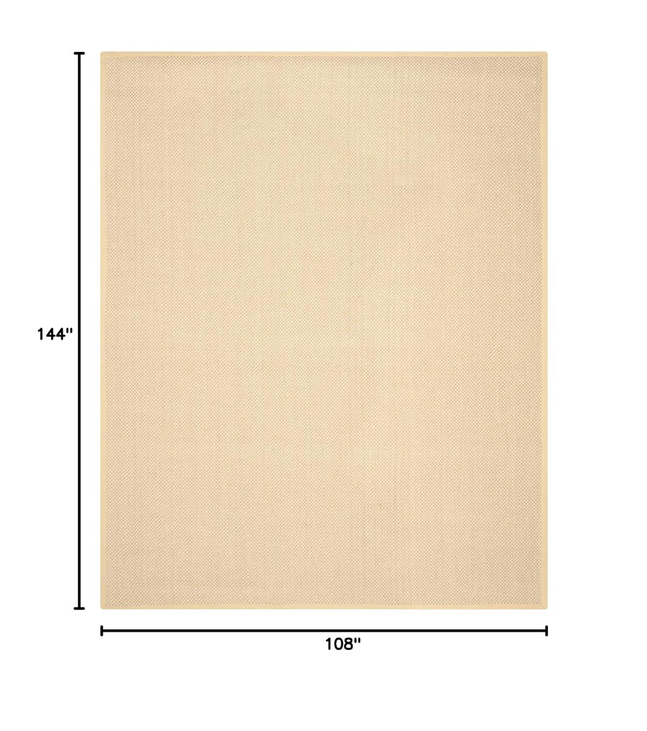 Natural Fiber NF443 Power Loomed Area Rug - Maize/Wheat - 8'9"x11'9" - Safavieh.
