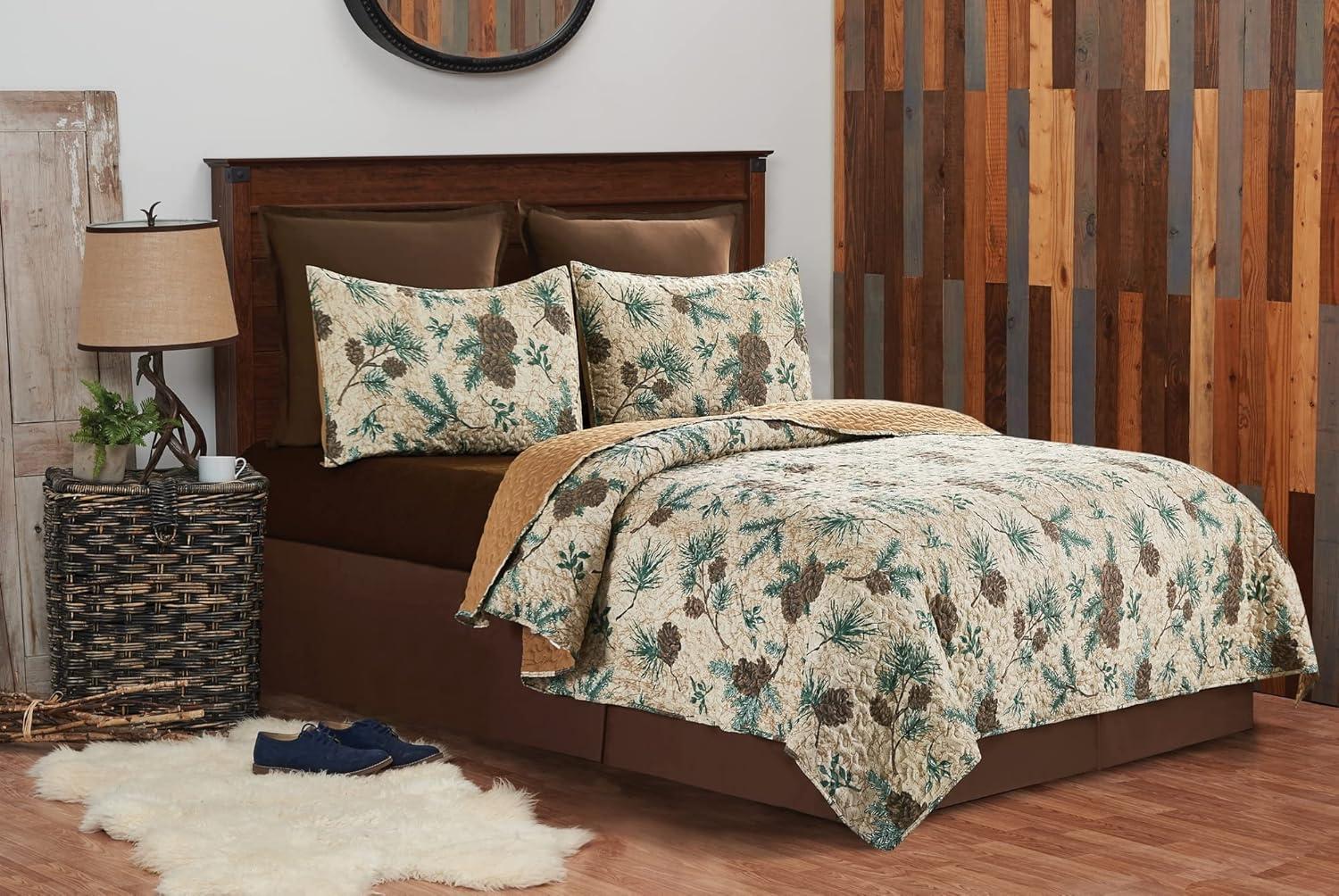 Dahlila Modern & Contemporary Cotton Blend No Floral Quilt Set