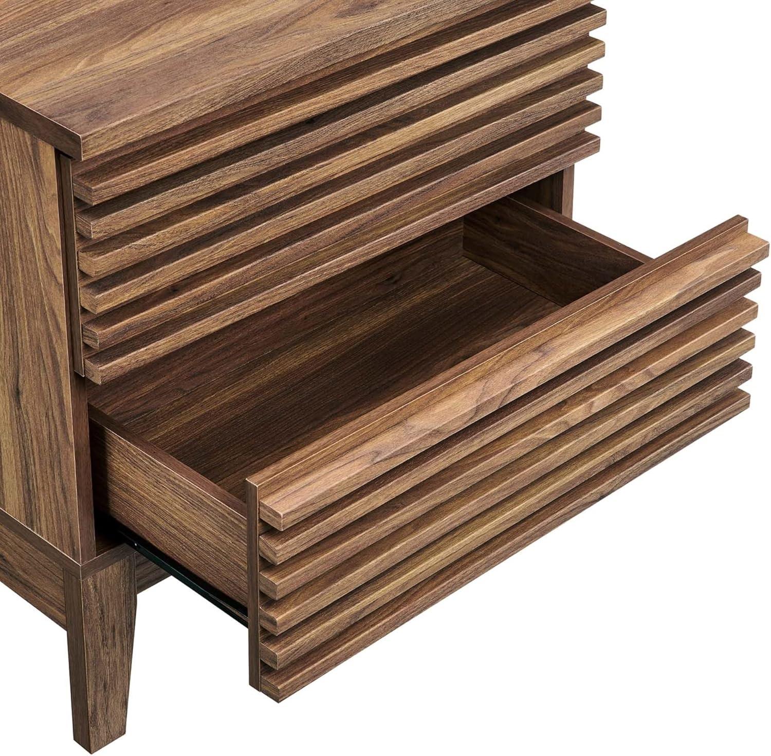 Merritt 5 Piece Upholstered Bedroom Set-MOD-6964-WAL