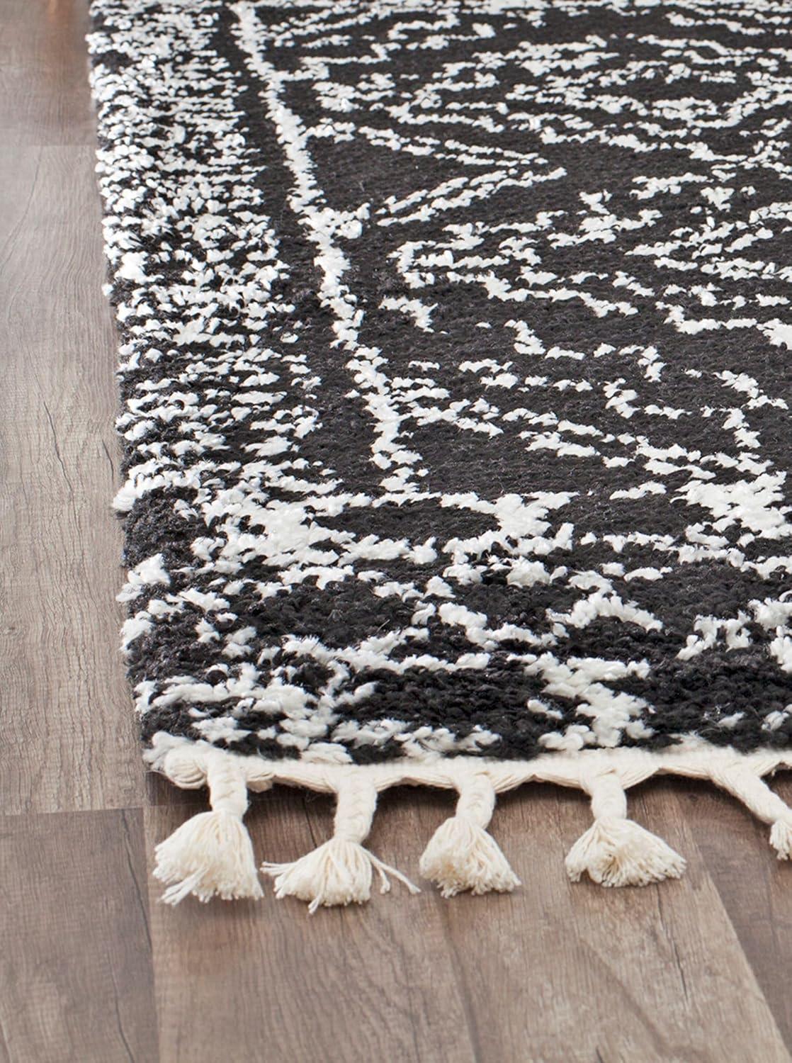 Mason Shag Tribal Sable Area Rug