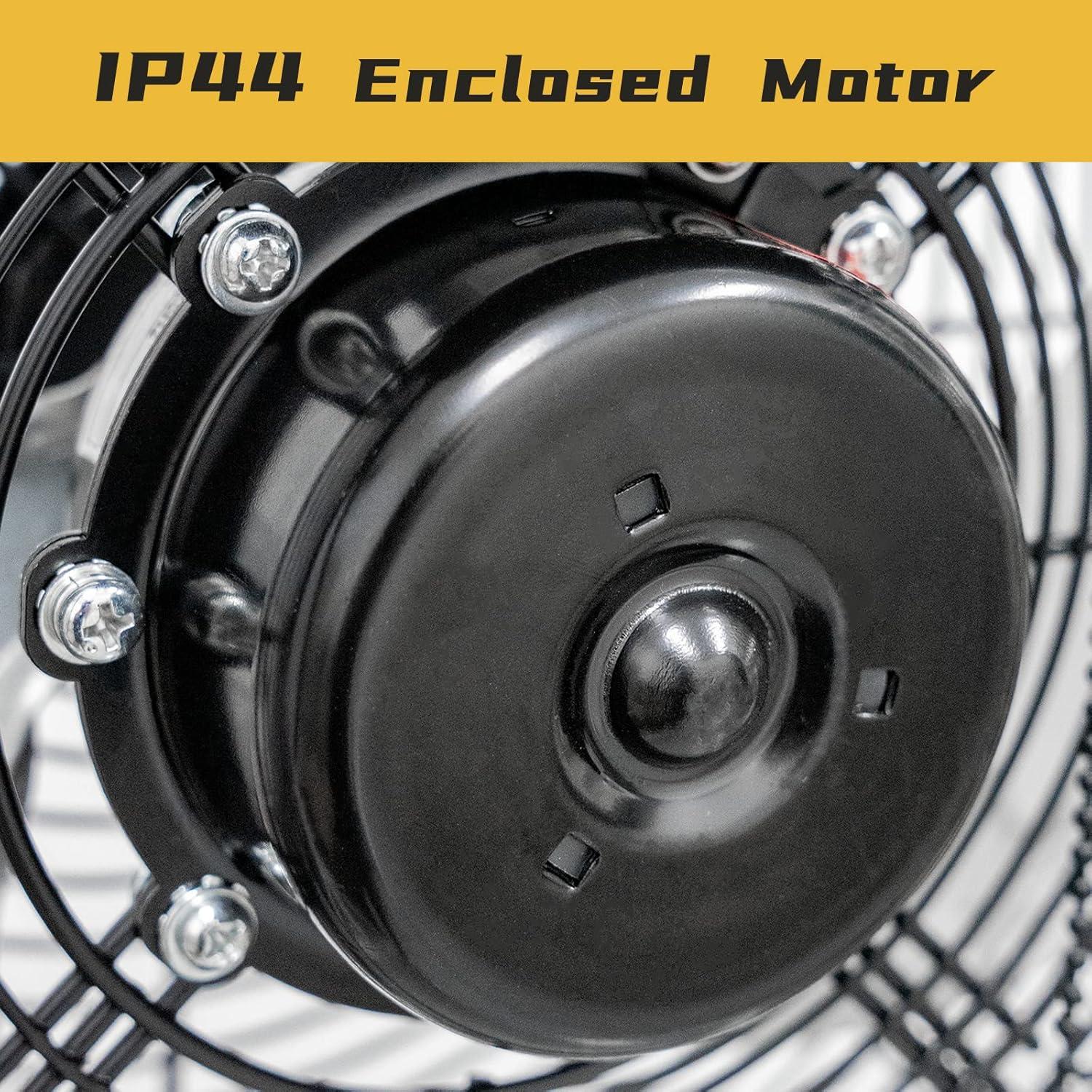 1.78 in. 4-Speeds Personal Fan in White, 10000mAh Portable Neck Fan, Rechargeable, 360° All Around Cooling