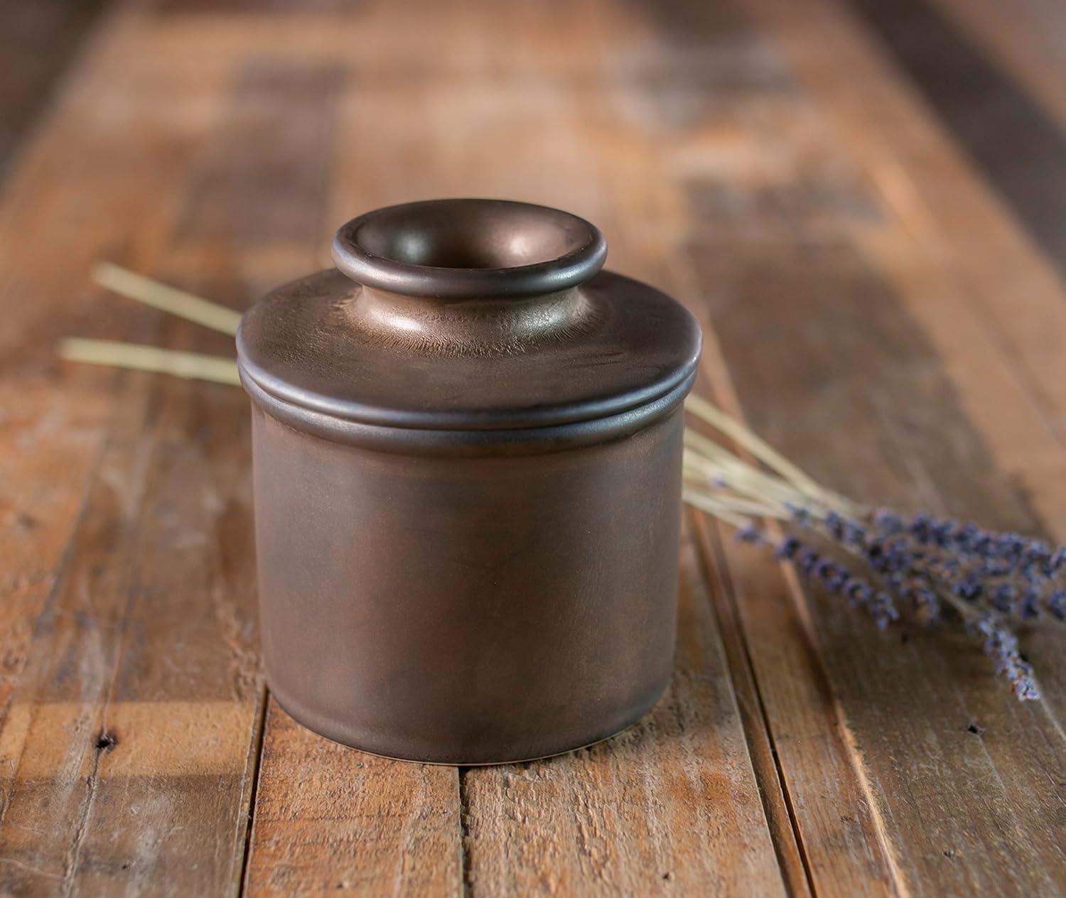 Butter Bell Butter Bell - The Original Butter Bell Crock - Specialty Collection - Bronze Matte (Reactive Glaze)