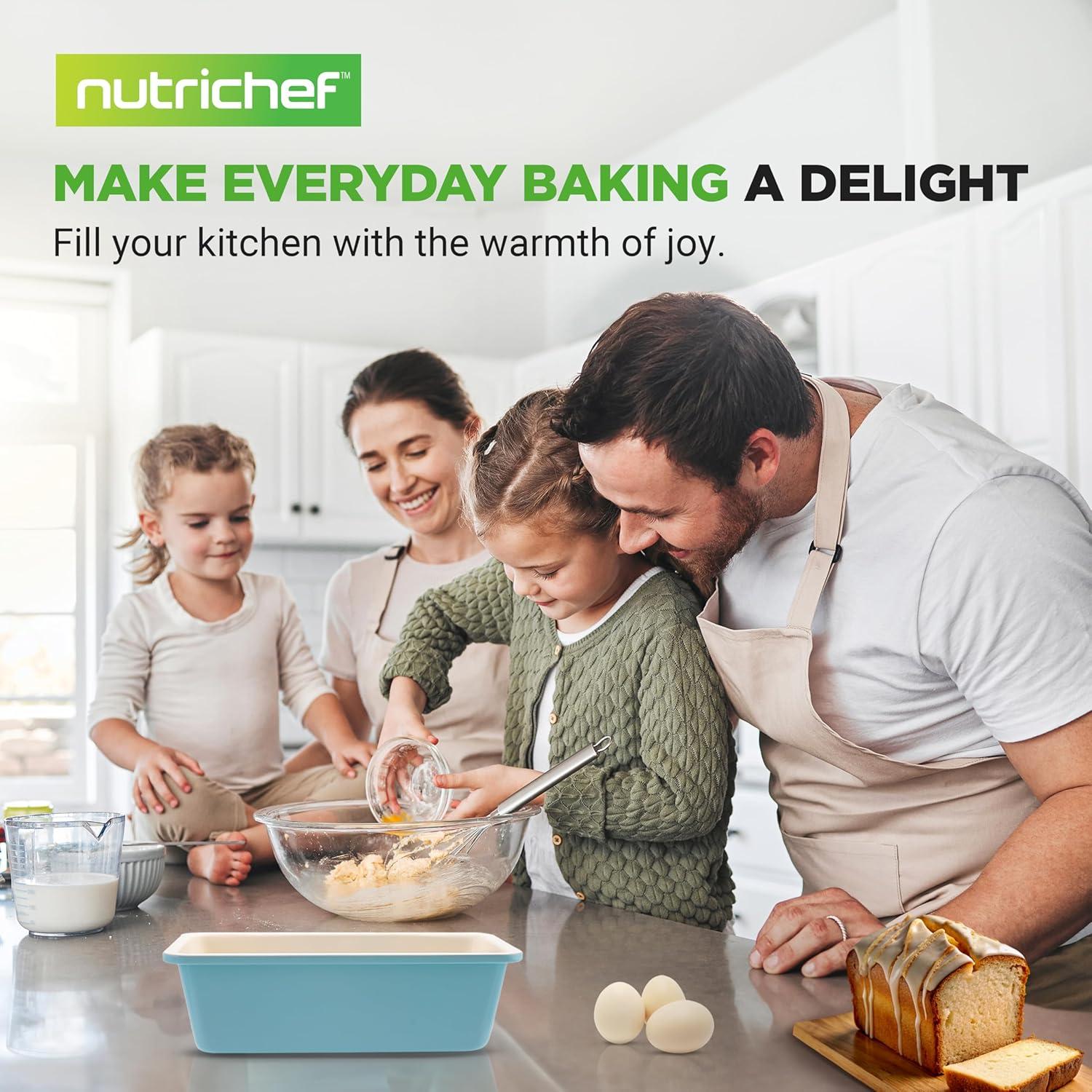 NutriChef Ceramic Bread Loaf Pan