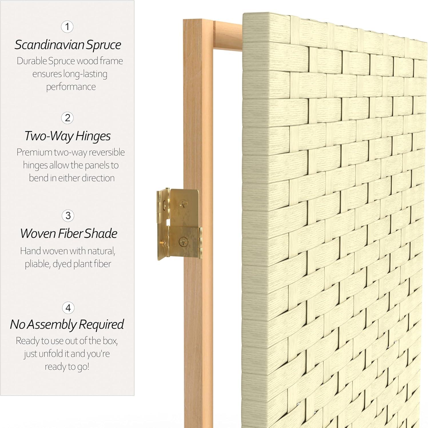 Oriental Furniture 3 Panel Room Divider
