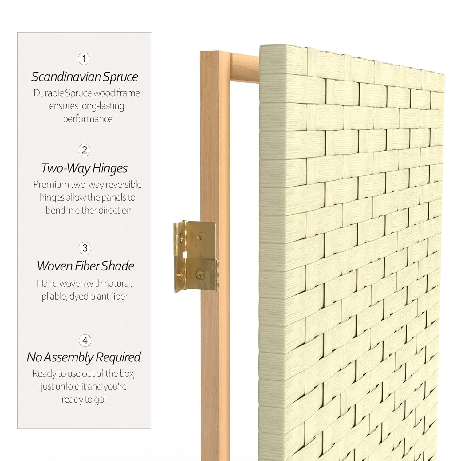 Oriental Furniture 3 Panel Room Divider