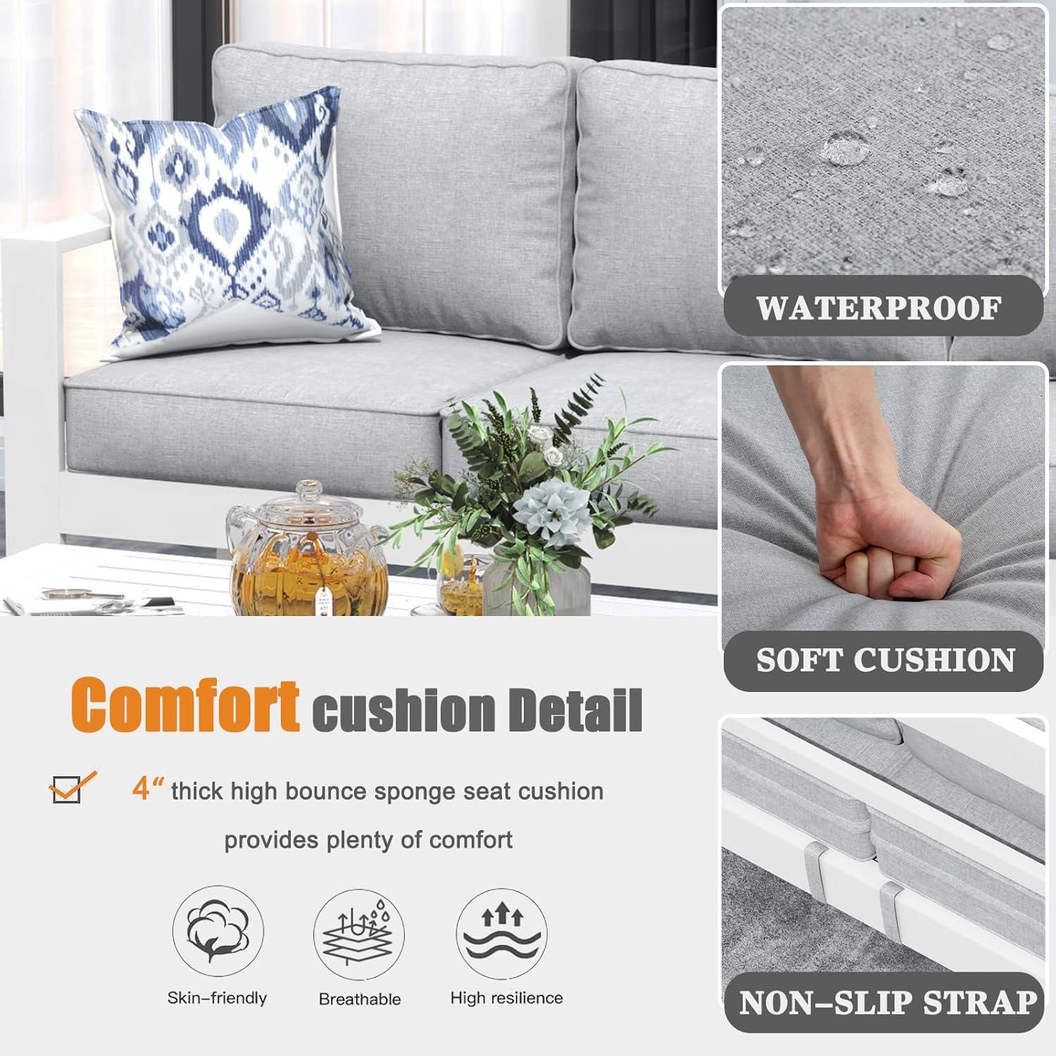 Alturas Standalone Product 50" Wide Outdoor Loveseat