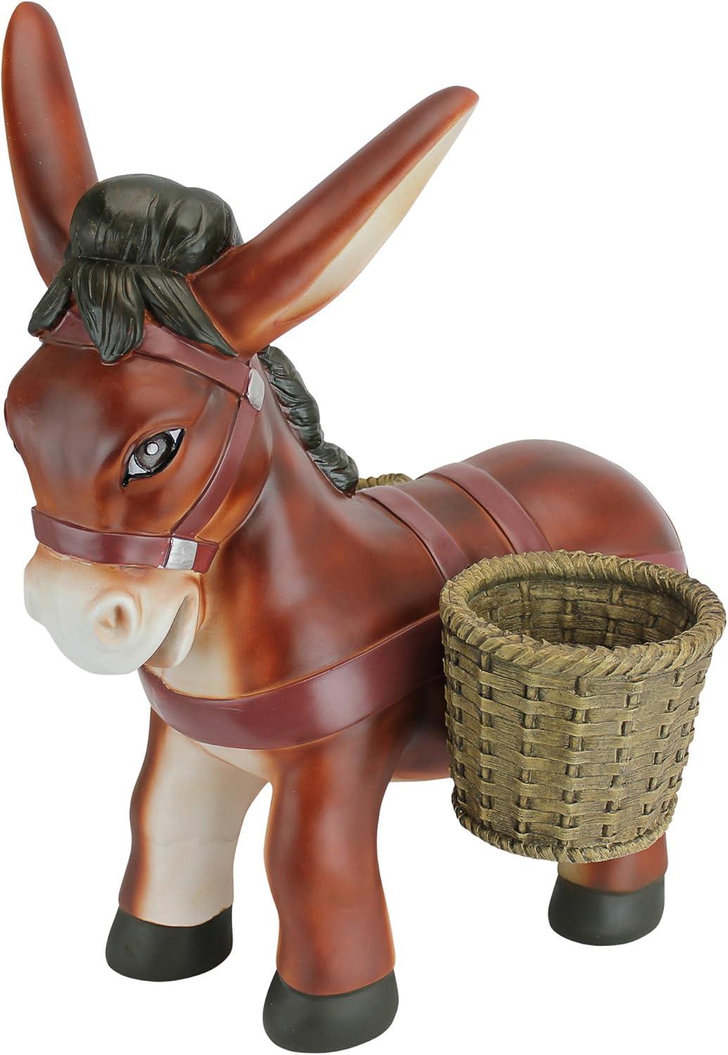 Pancho the Burro Donkey Statue Planter