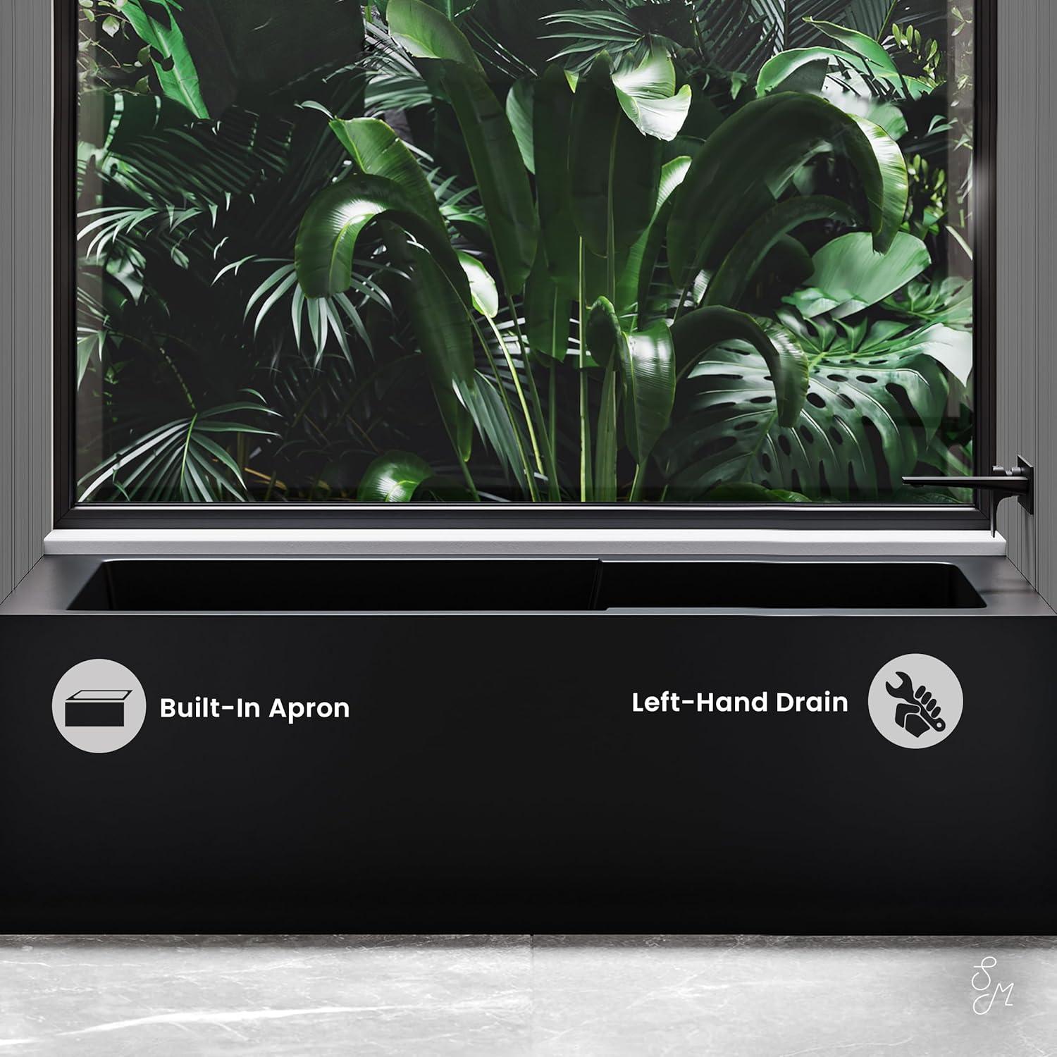 Voltaire 60" x 32" Alcove Bathtub with Apron