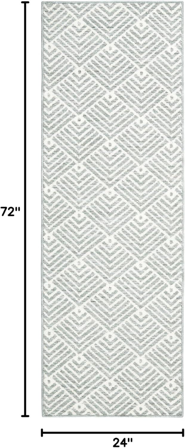 TOWN & COUNTRY EVERYDAY Walker Modern Stripe Everwash Non-Slip Backing Kitchen Mat