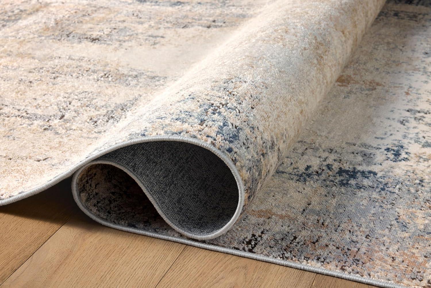 Loloi II Teagan Abstract Ivory / Mist Area Rug