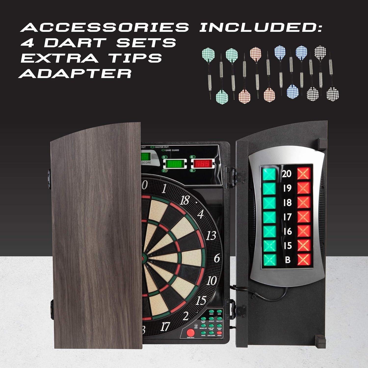 Arachnid Cricket Maxx 1.0 Electronic Dartboard Cabinet Set