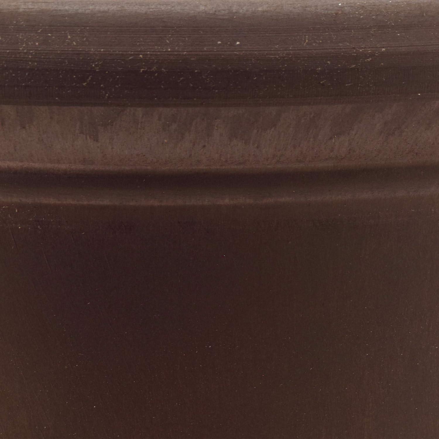 Arcadia Garden Products 11.5-in W Small Brown Plastic Indoor/Outdoor Planter