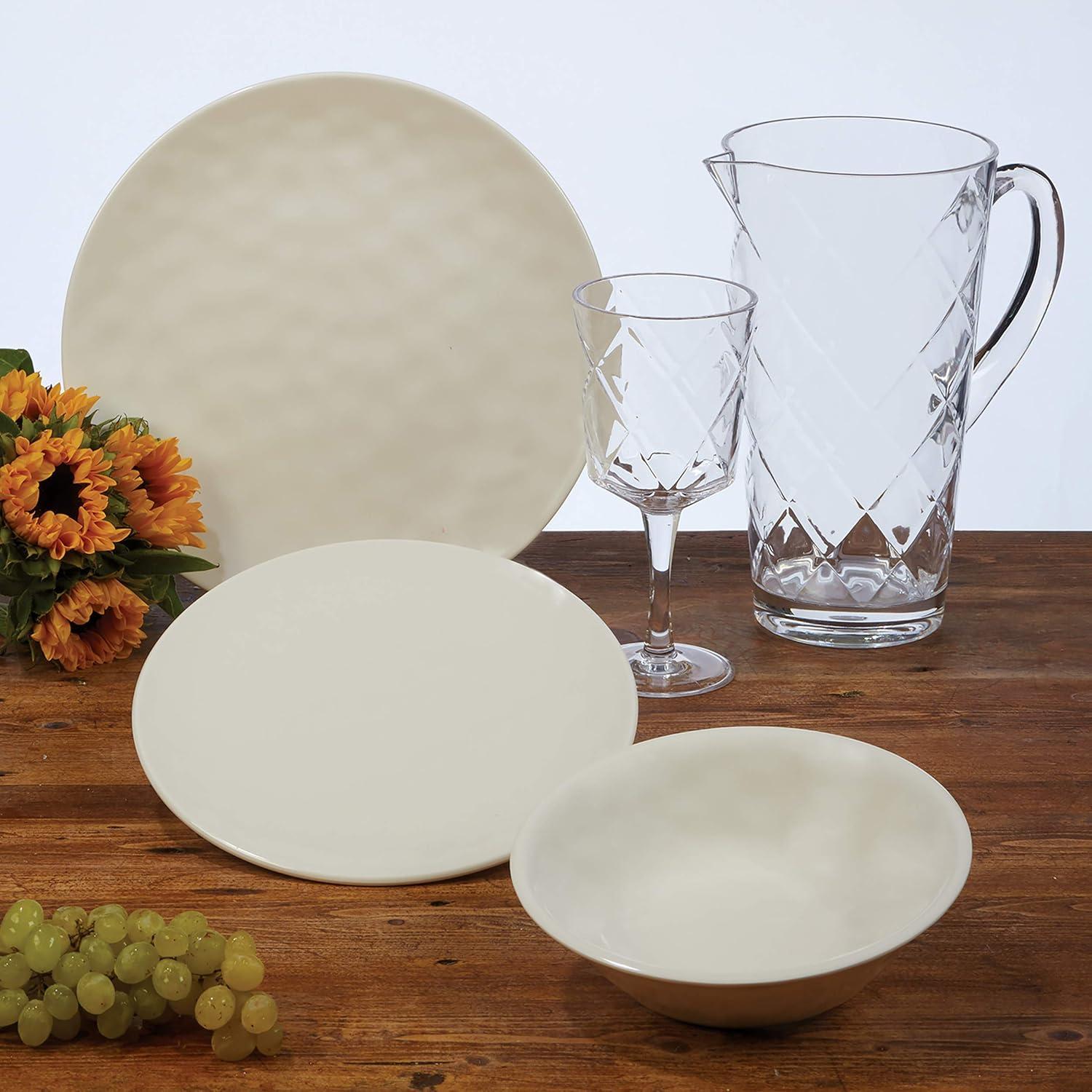 Certified International 12 Piece Melamine Dinnerware Set, Service for 4